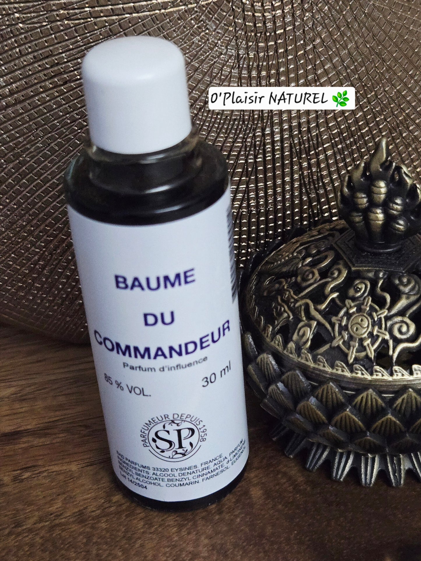 Baume du Commandeur – Parfum d’Influence & de Pouvoir personnel (30 ml)