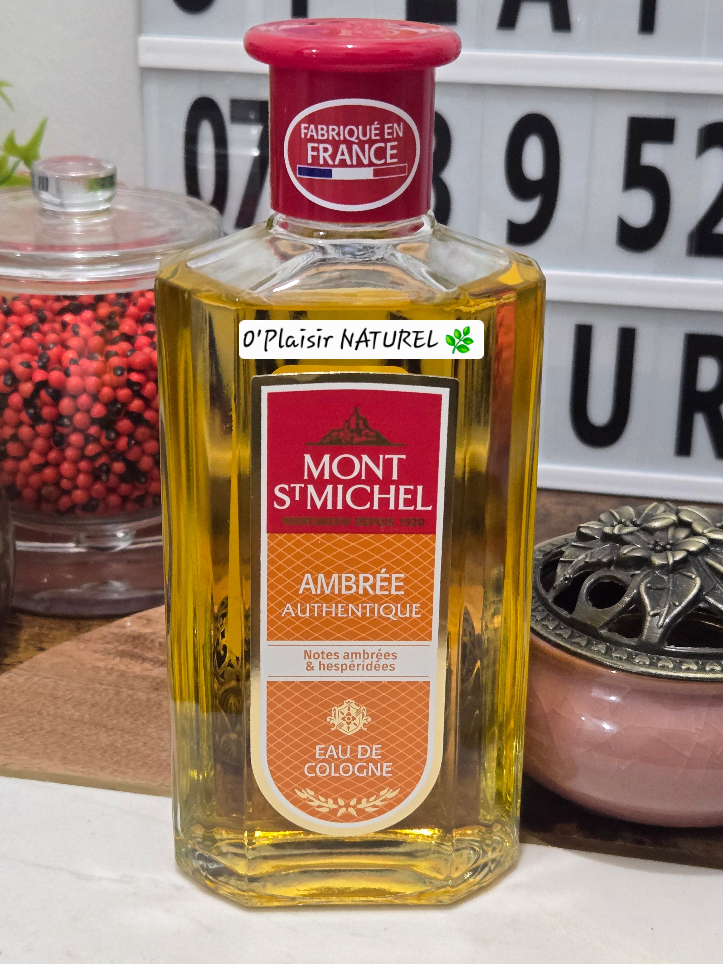 ✨ Eau de Cologne Ambrée Authentique – Mont St Michel ✨