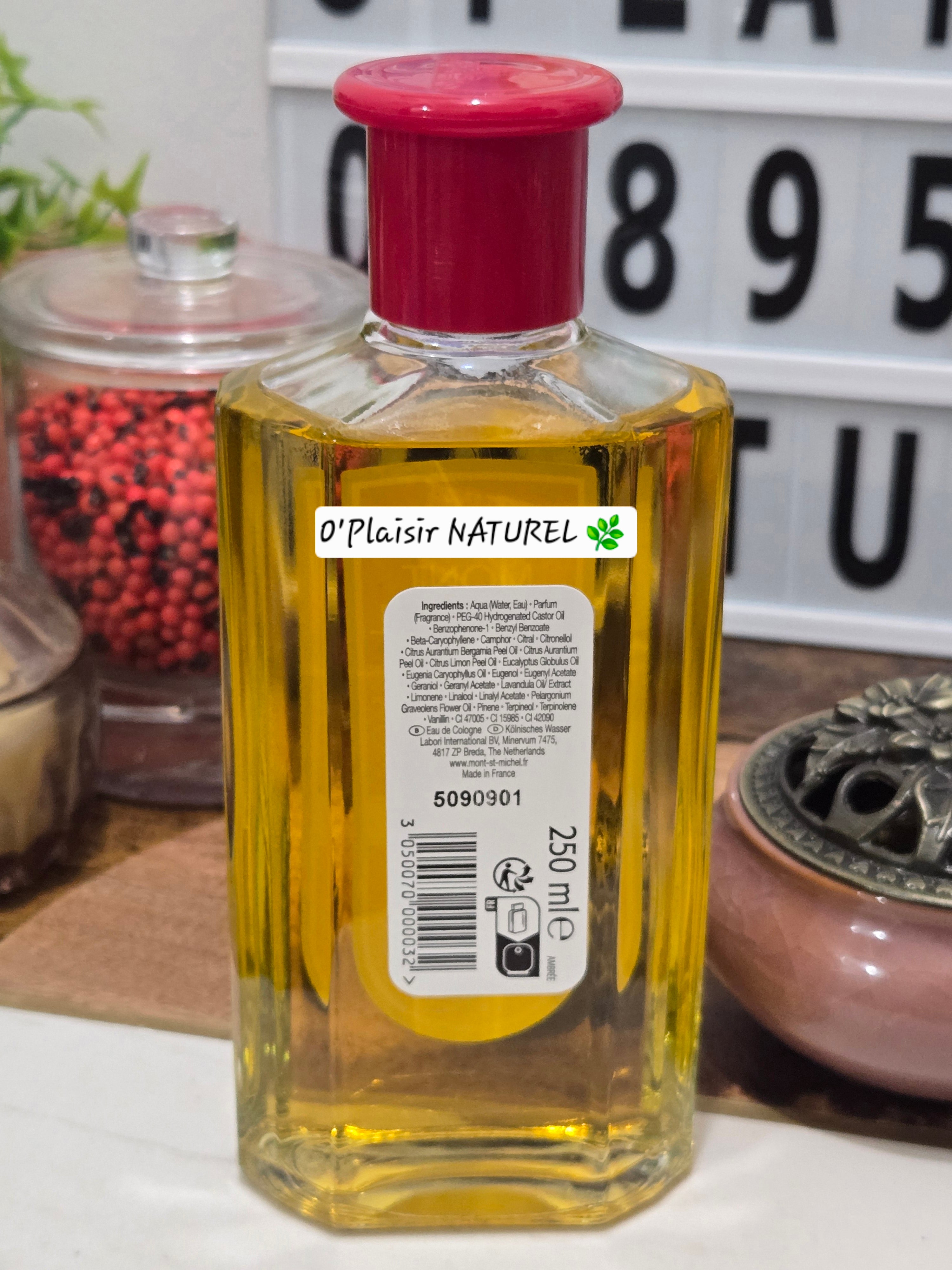 ✨ Eau de Cologne Ambrée Authentique – Mont St Michel ✨