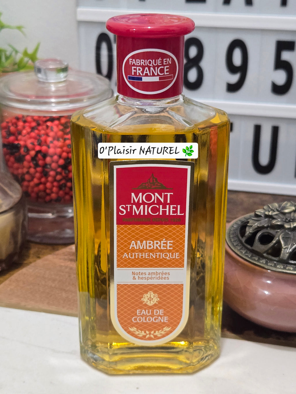 ✨ Eau de Cologne Ambrée Authentique – Mont St Michel ✨