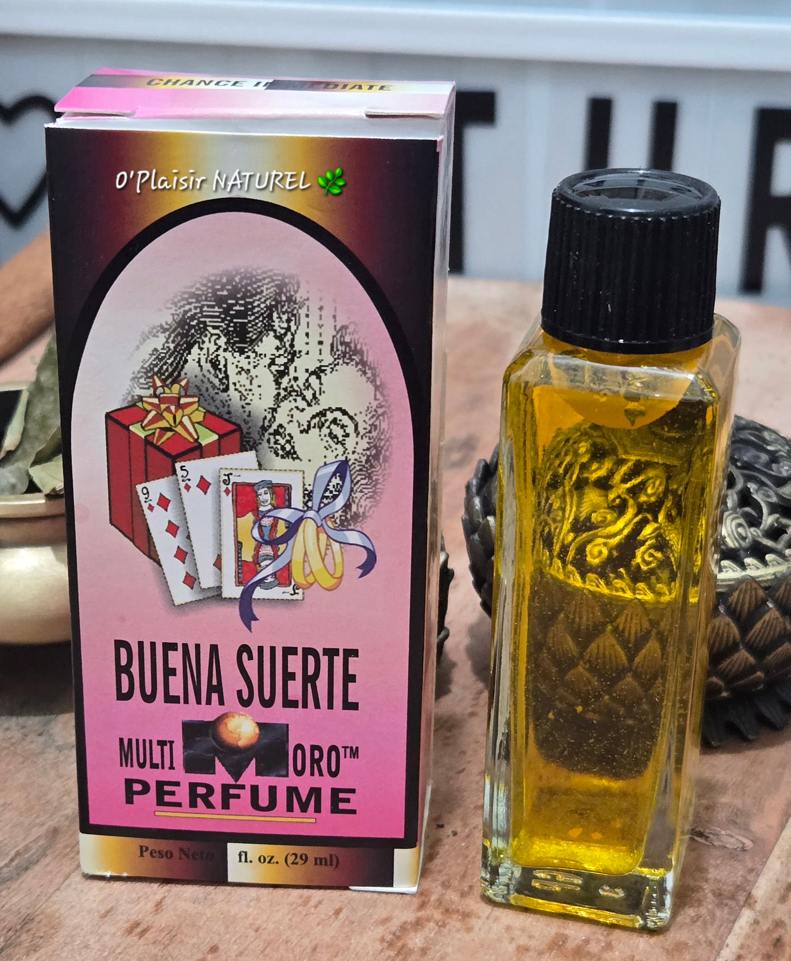 🍀✨ Parfum Spirituel Buena Suerte – Multi Oro