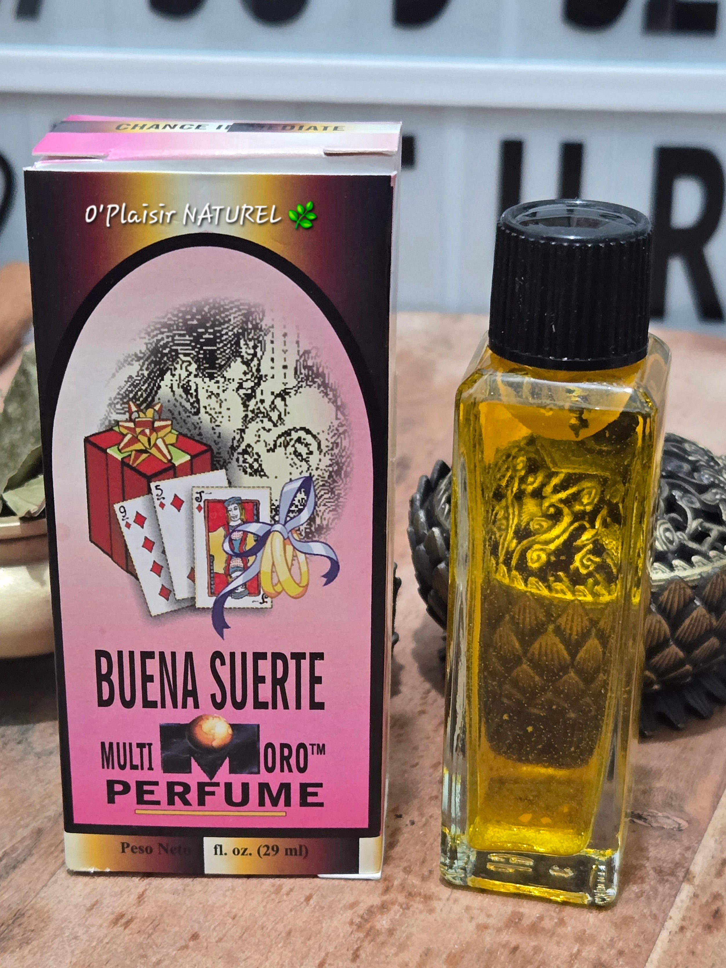 🍀✨ Parfum Spirituel Buena Suerte – Multi Oro