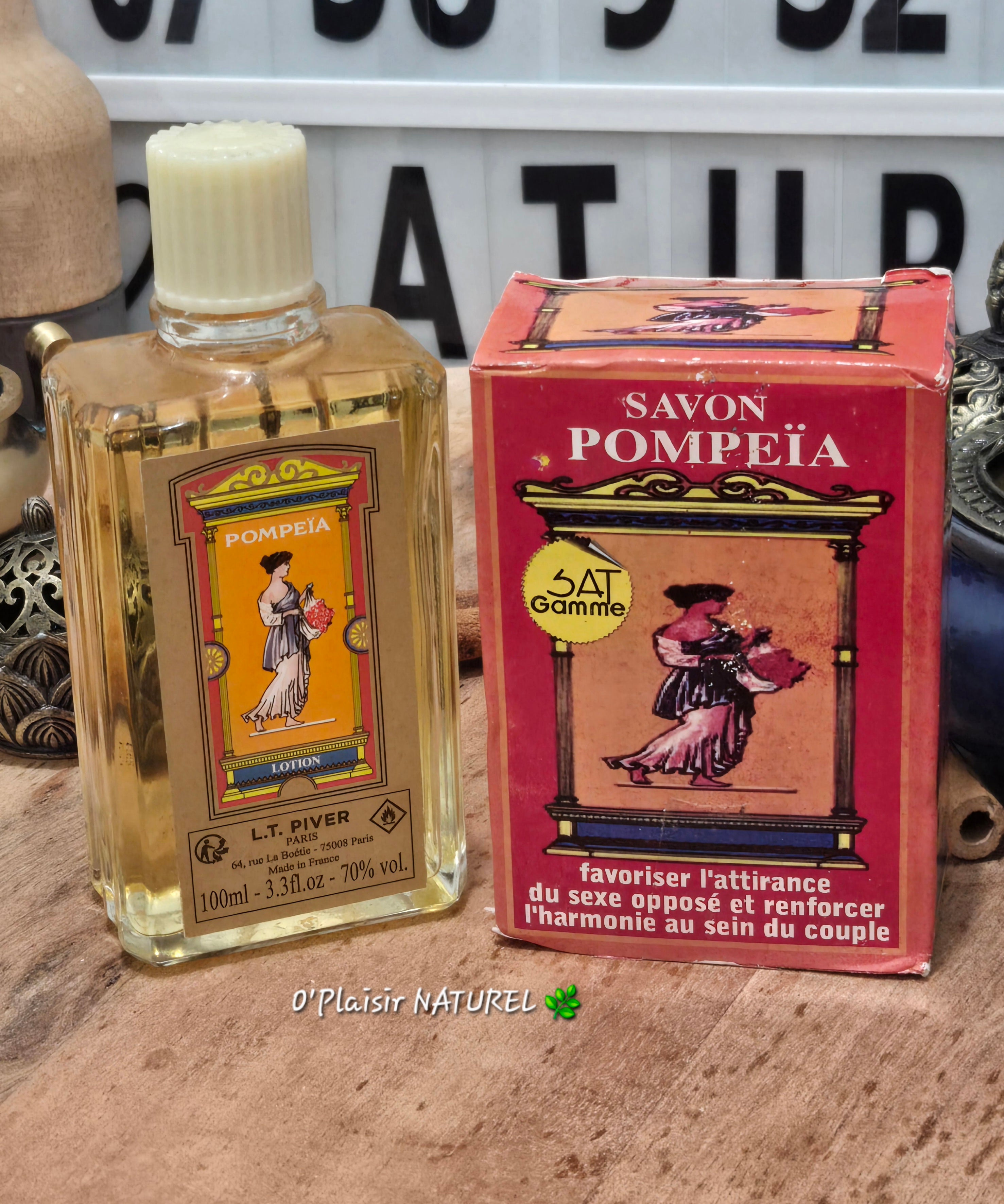 🌹✨ Kit Pompéïa – Savon & Eau de Cologne