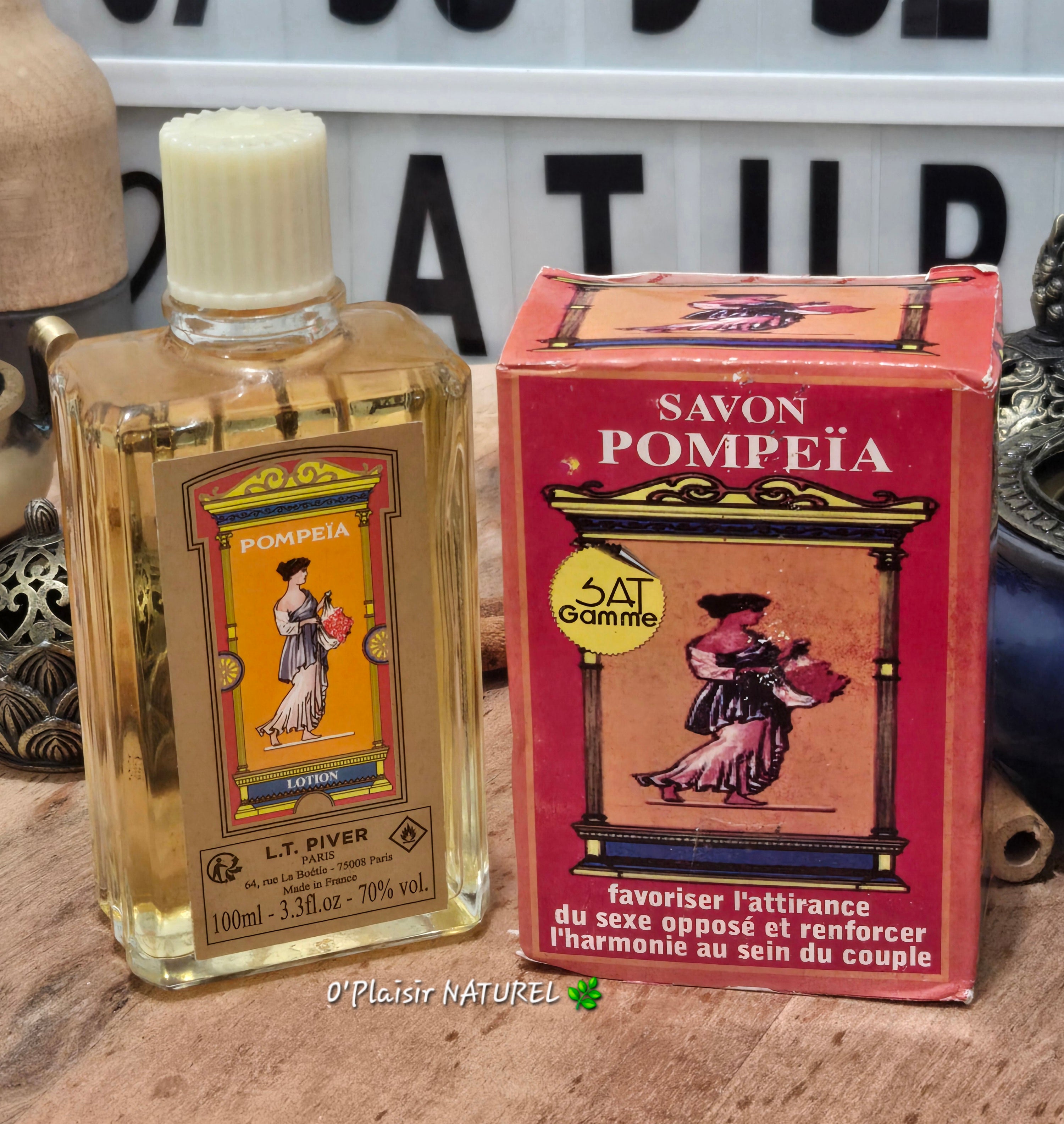 🌹✨ Kit Pompéïa – Savon & Eau de Cologne