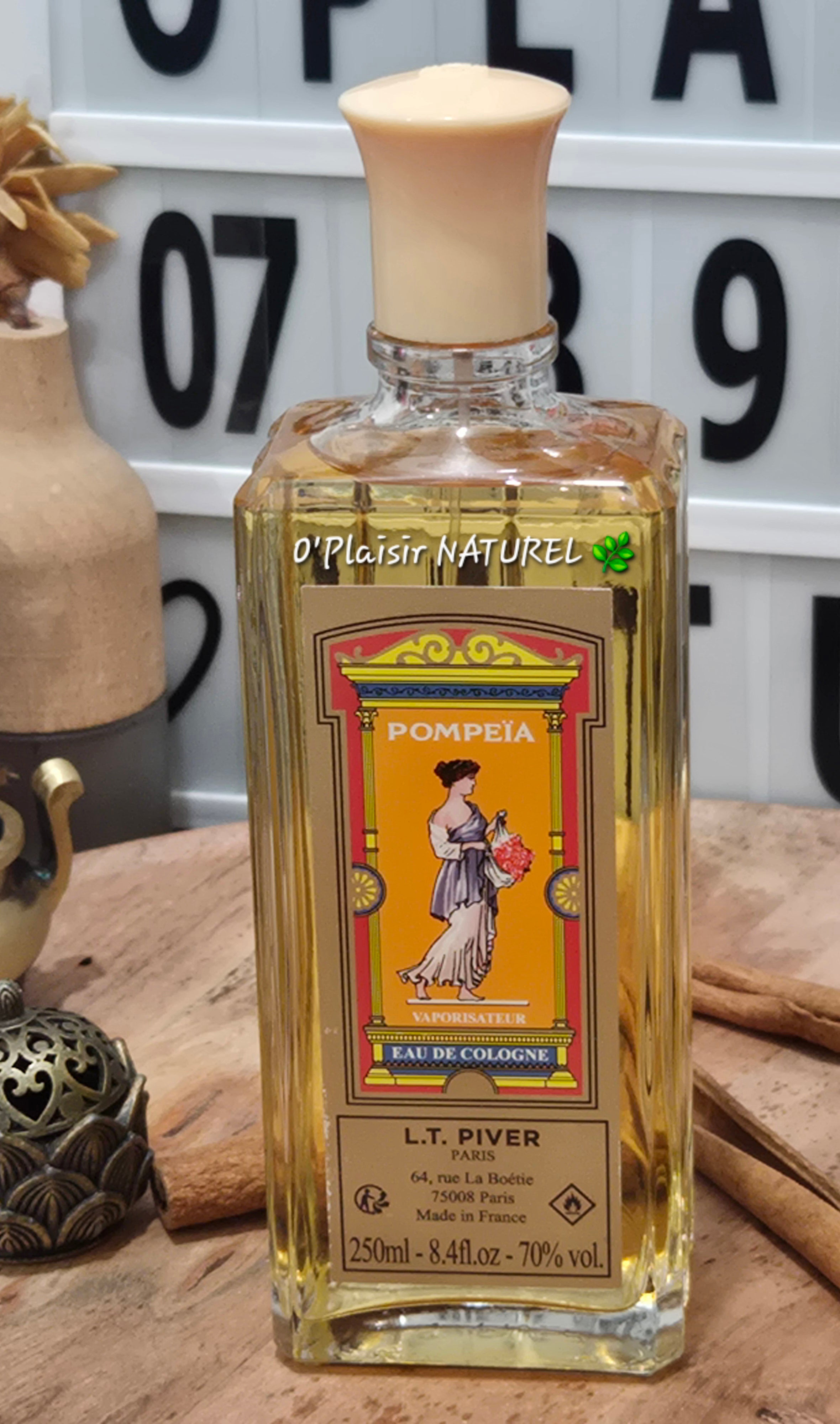 🌹✨ Eau de Cologne Pompéïa – Vaporisateur 250 ml