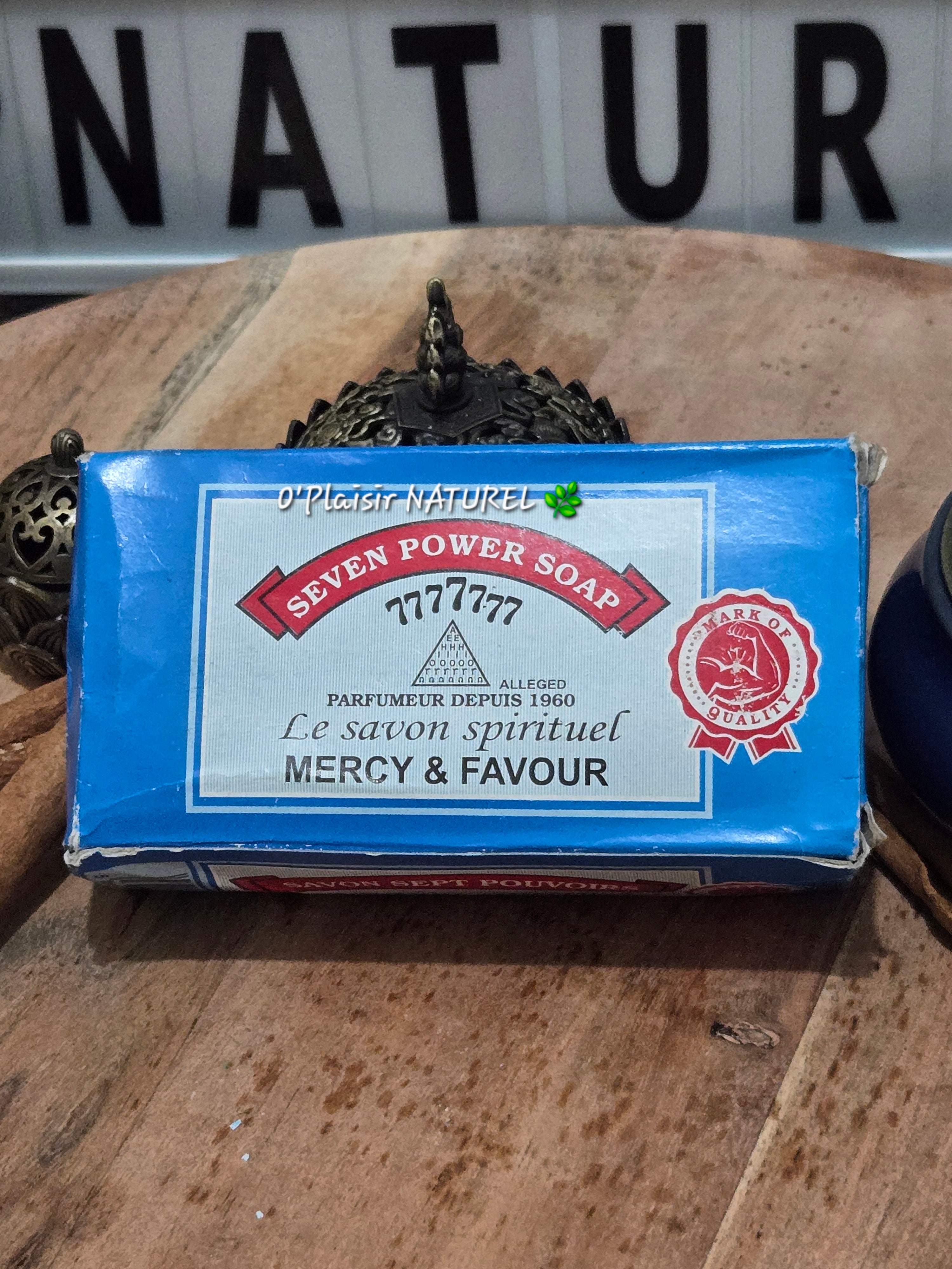 ✨ Savon Sept Pouvoirs 777 – Mercy & Favour