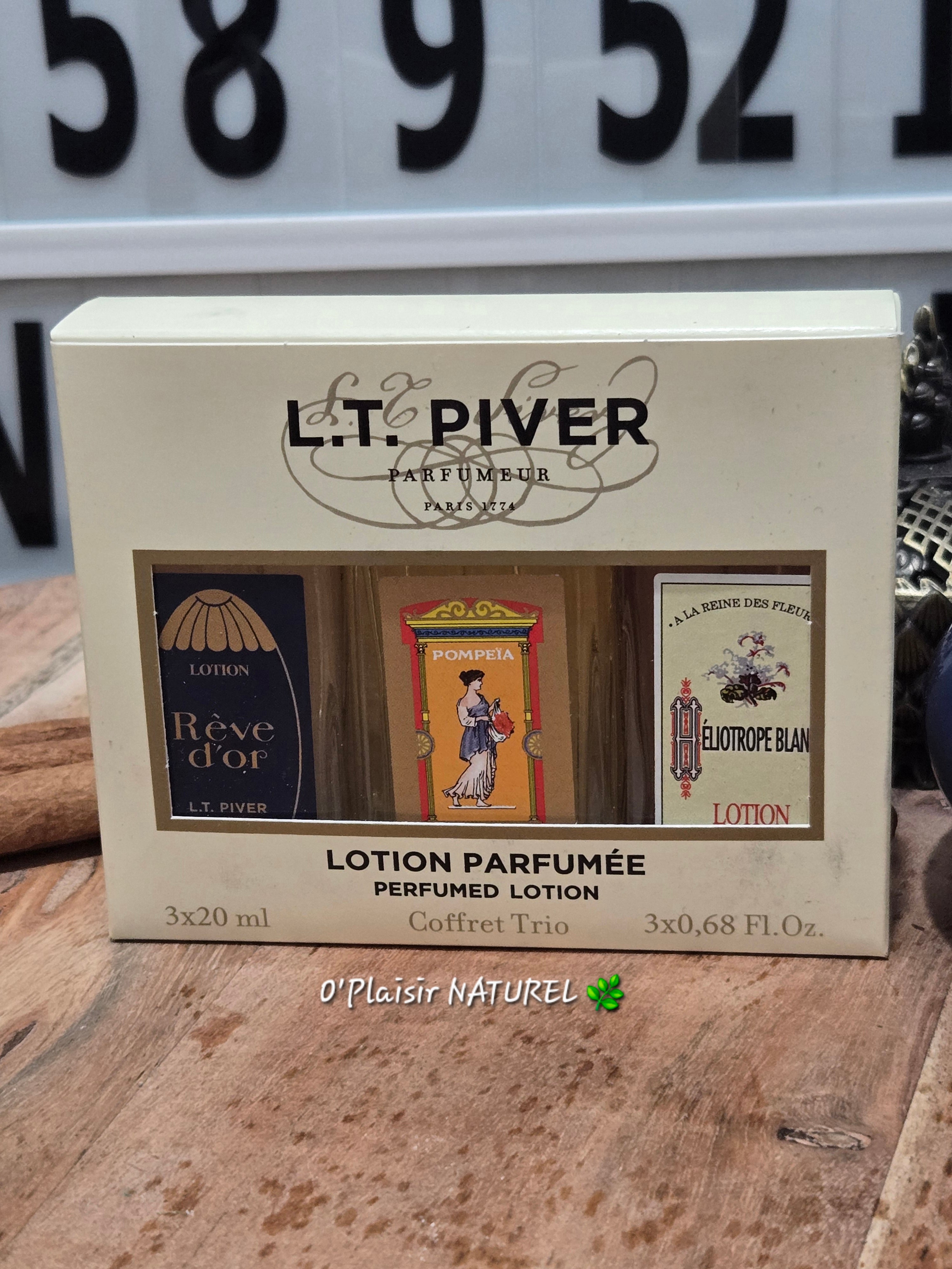 ✨ Coffret Parfumé Spirituel LT PIVER    Rêve d’Or • Pompeia • Héliotrope Blanc