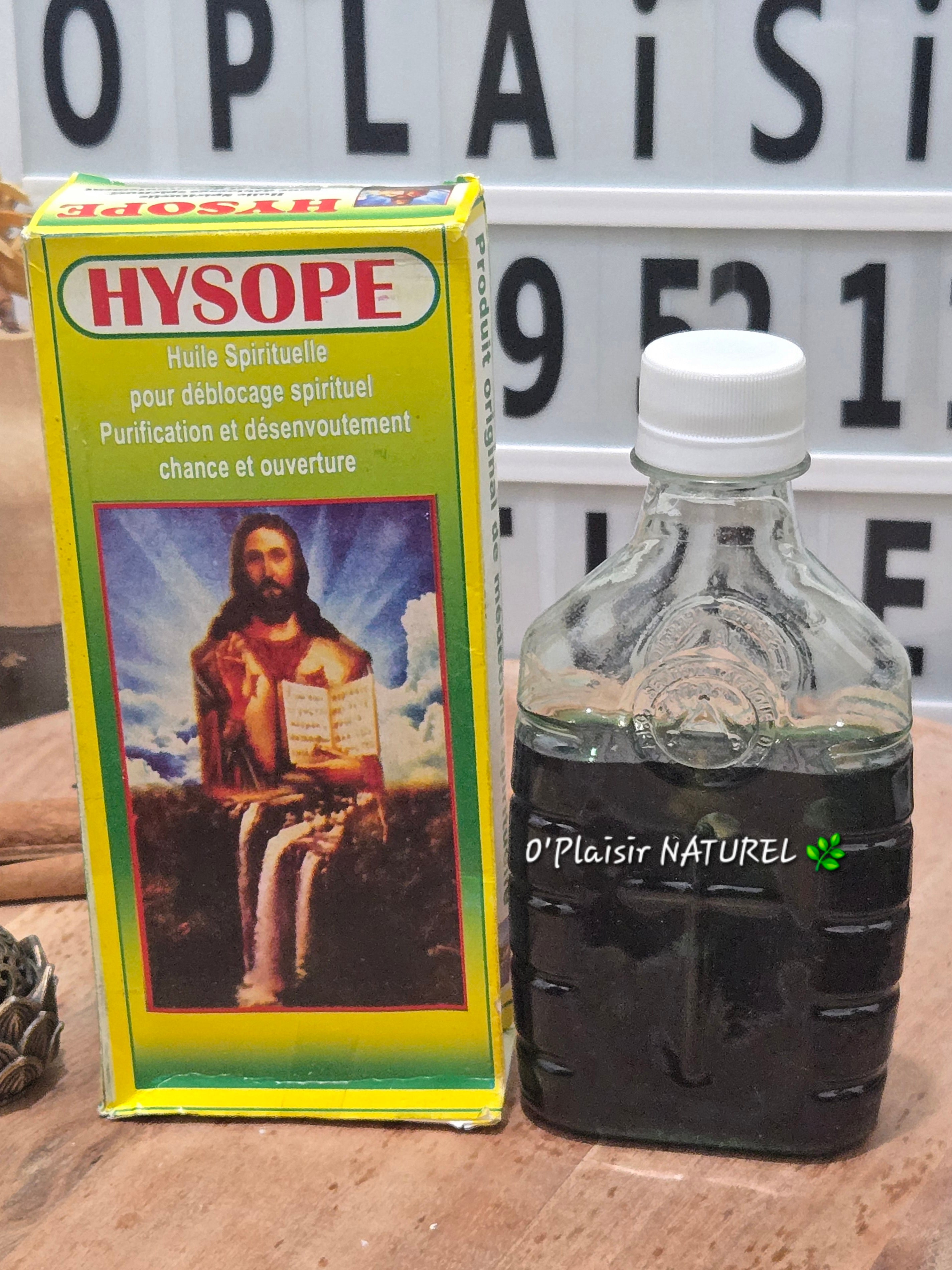 ✨ Huile Spirituelle Hysope avec Croix.                Purification • Désenvoûtement • Protection