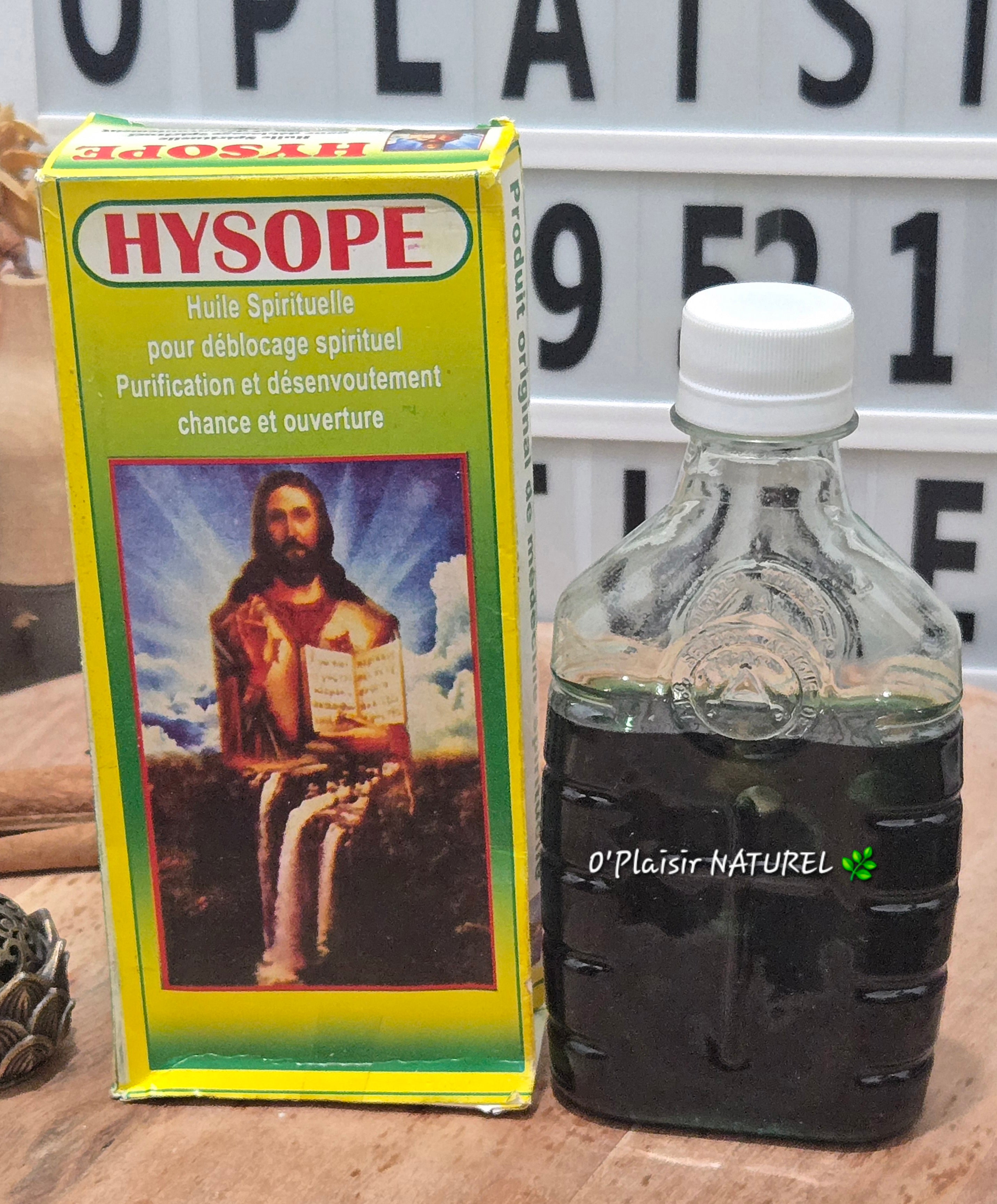 ✨ Huile Spirituelle Hysope avec Croix.                Purification • Désenvoûtement • Protection