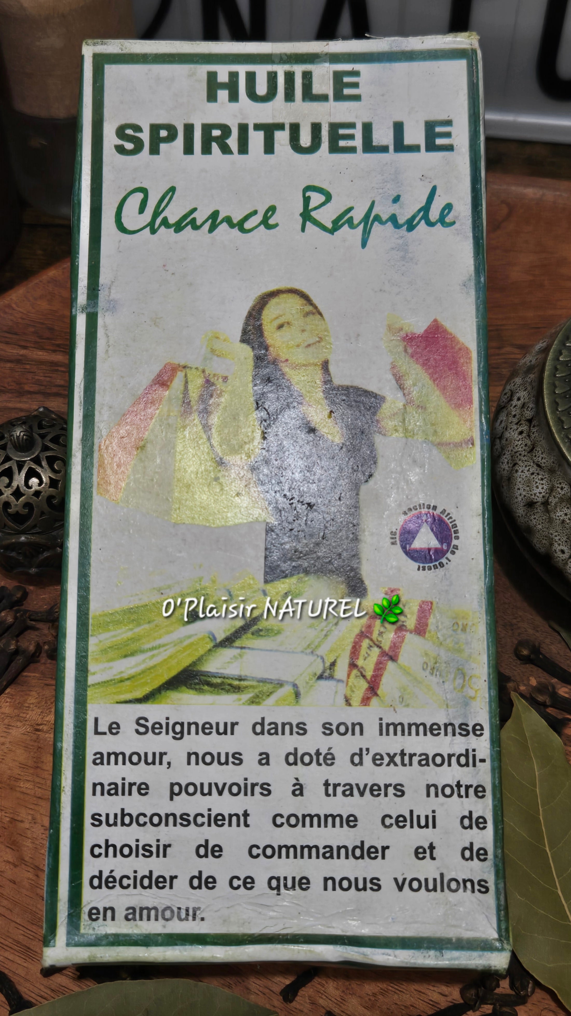 ✨ Huile Spirituelle Chance Rapide
Chance • Opportunités • Réussite