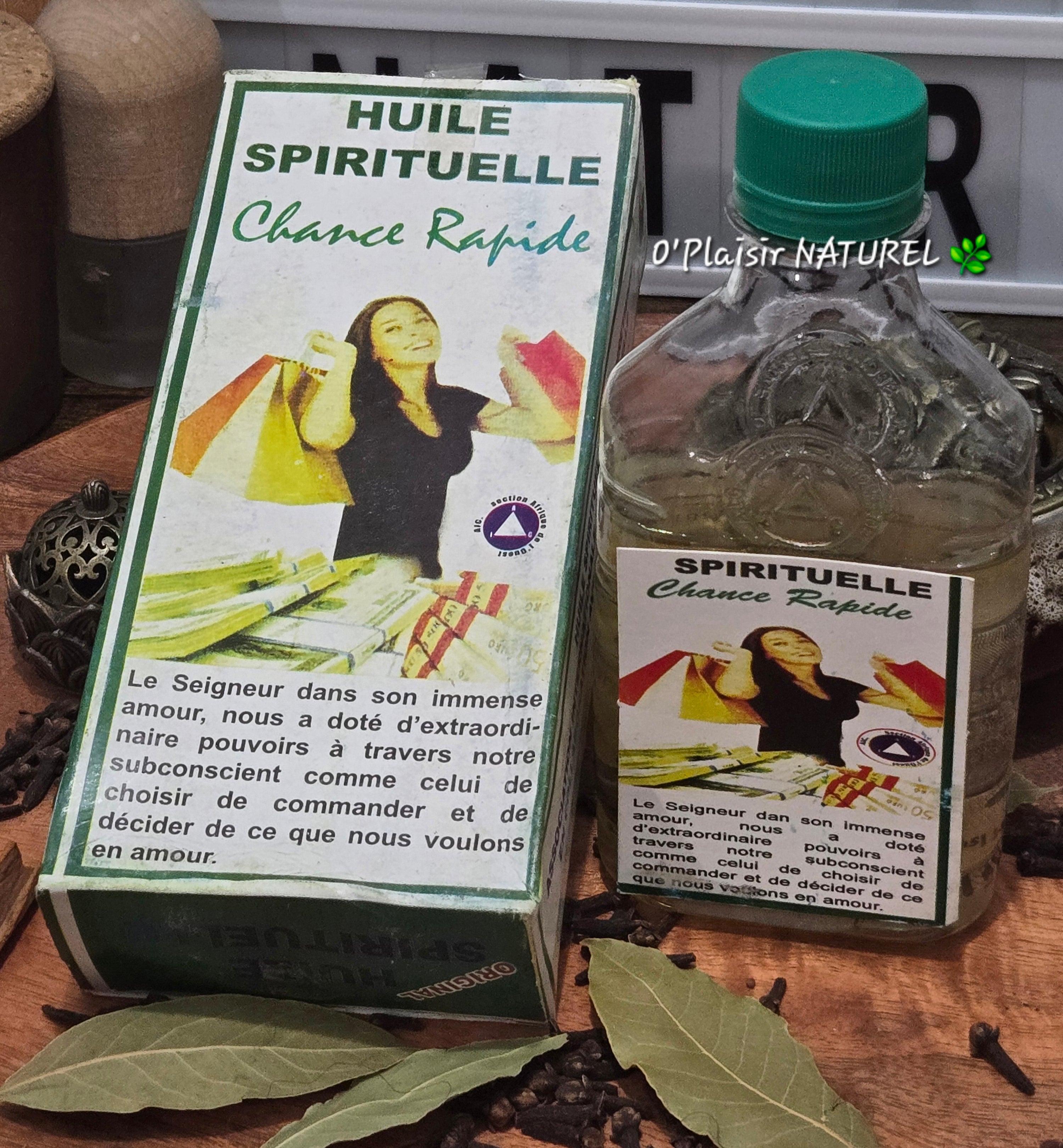 ✨ Huile Spirituelle Chance Rapide
Chance • Opportunités • Réussite