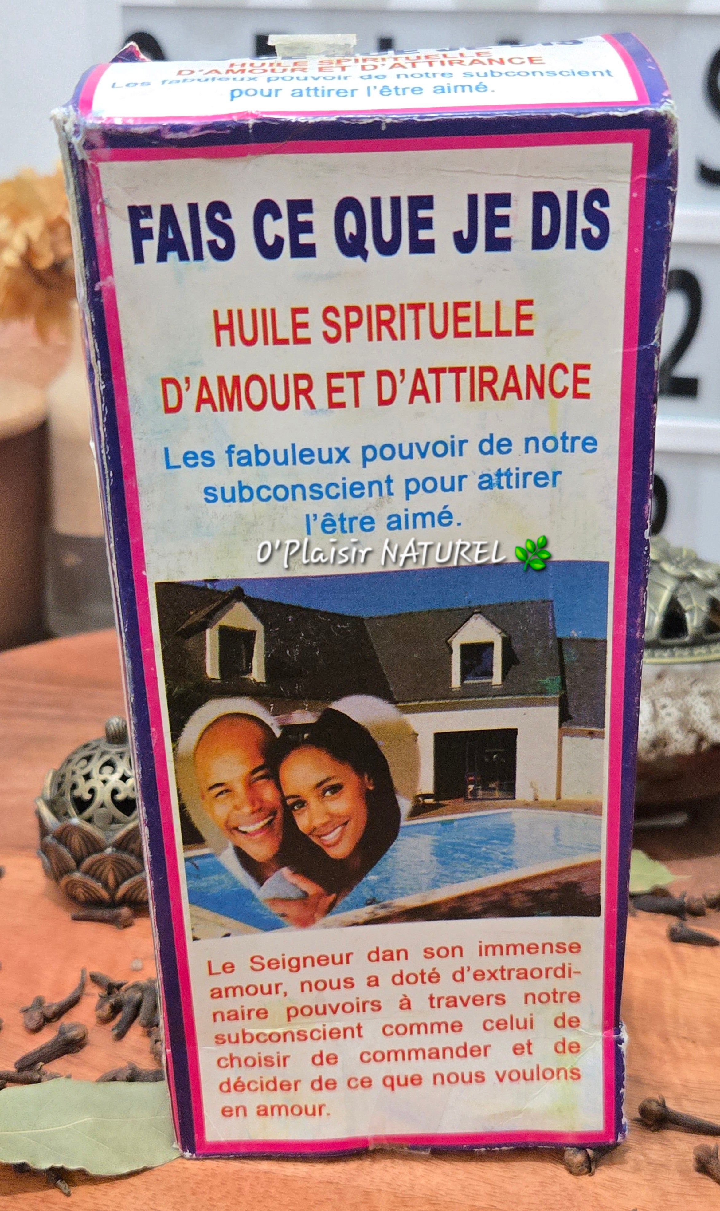 ✨ Huile Spirituelle Fais Ce Que Je Dis.                               Amour • Attirance • Influence