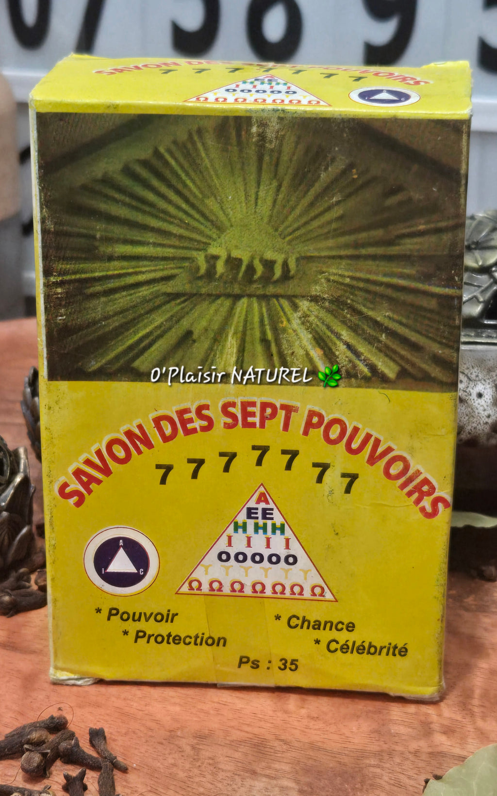 ✨ Savon des Sept Pouvoirs
Protection • Chance • Puissance