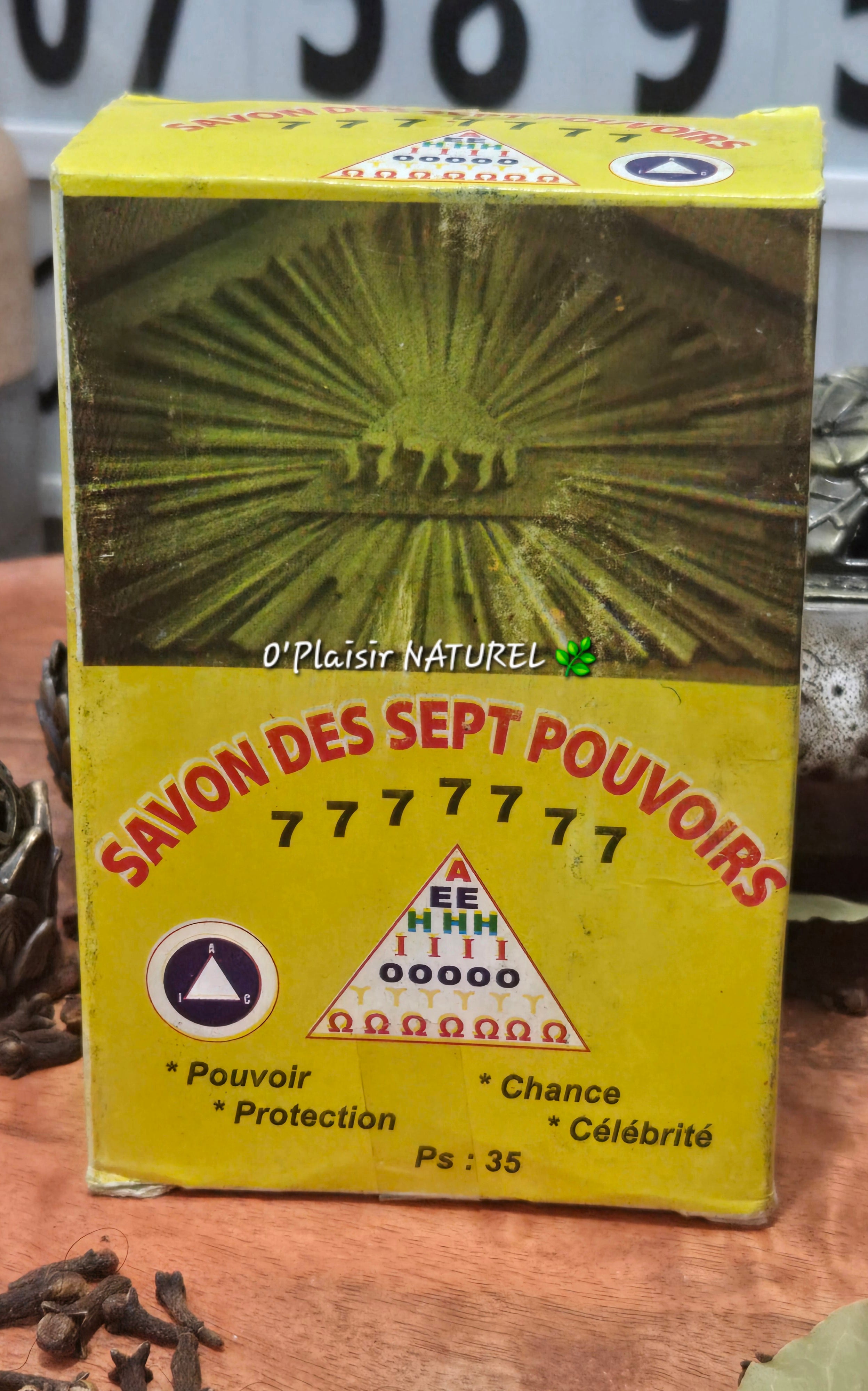 ✨ Savon des Sept Pouvoirs
Protection • Chance • Puissance