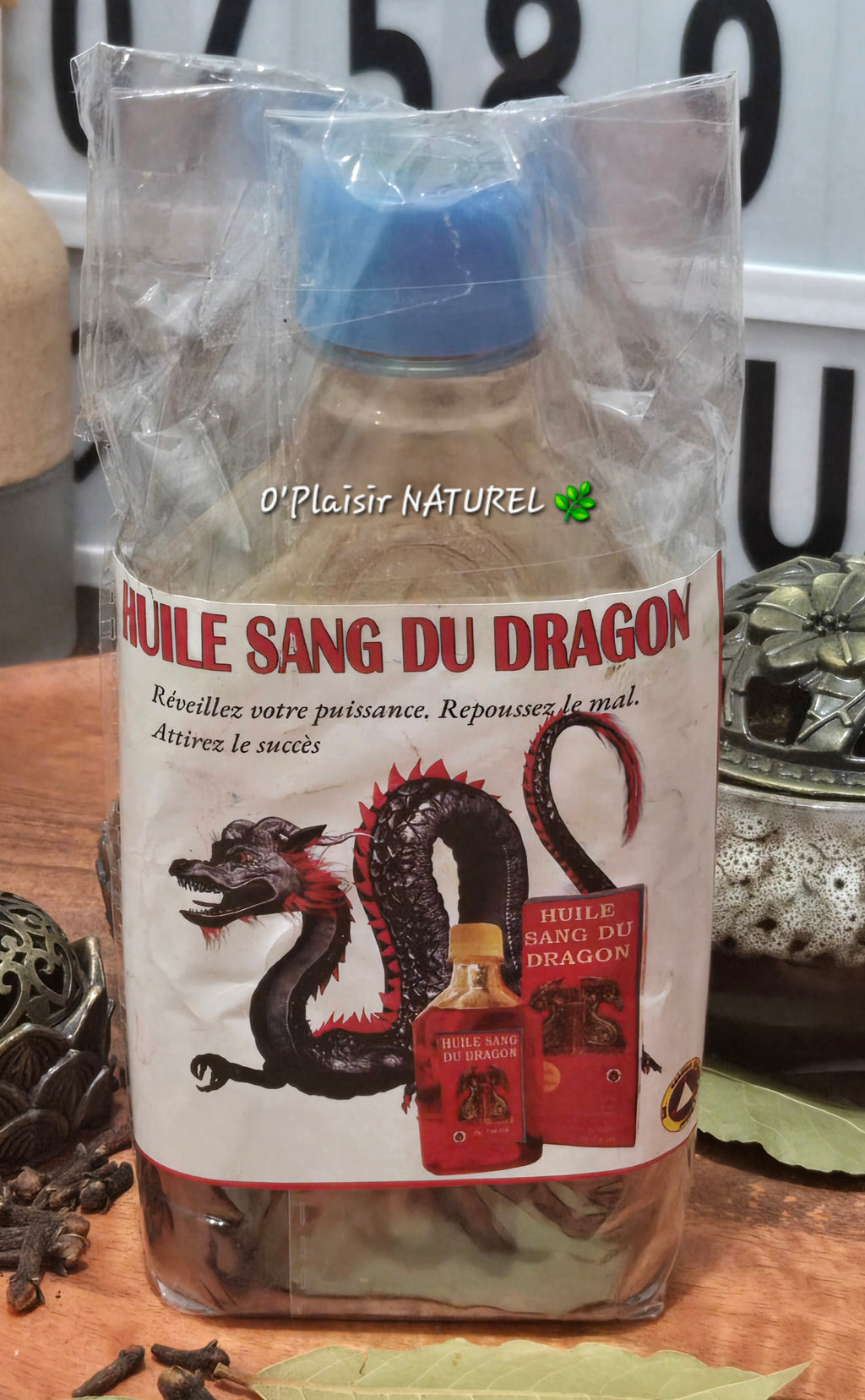 ✨ Huile Sang du Dragon
Protection • Puissance • Succès