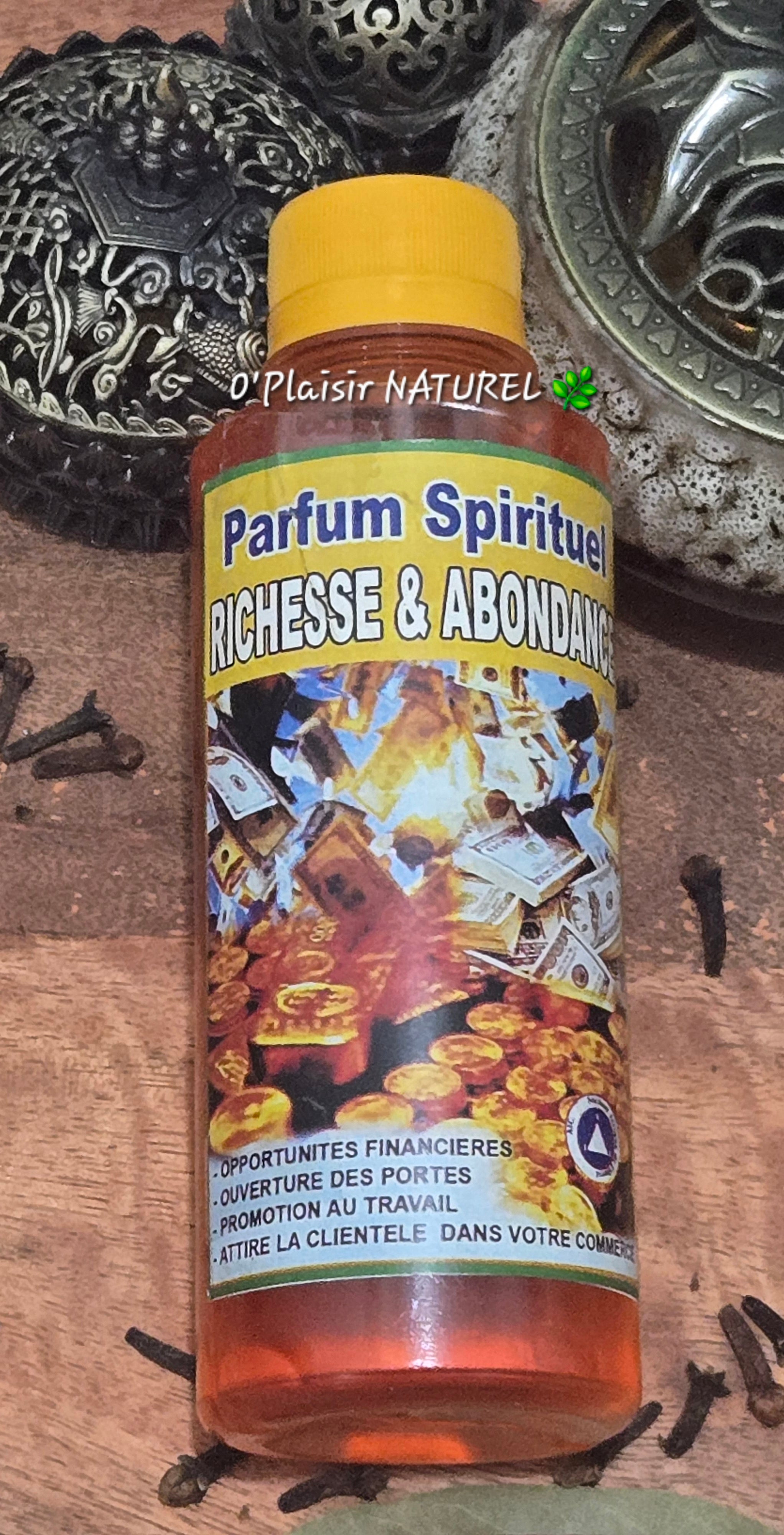 💰 Parfum Spirituel Richesse & Abondance
Argent • Prospérité • Ouverture des chemins