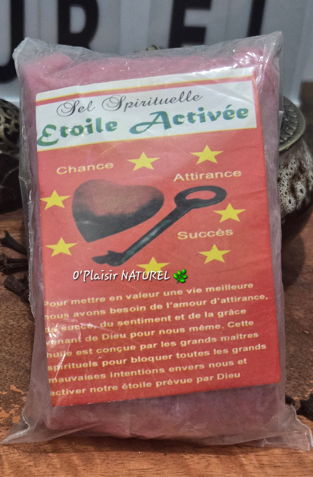 ⭐ Sel Spirituel Étoile Activée
Chance • Attirance • Succès