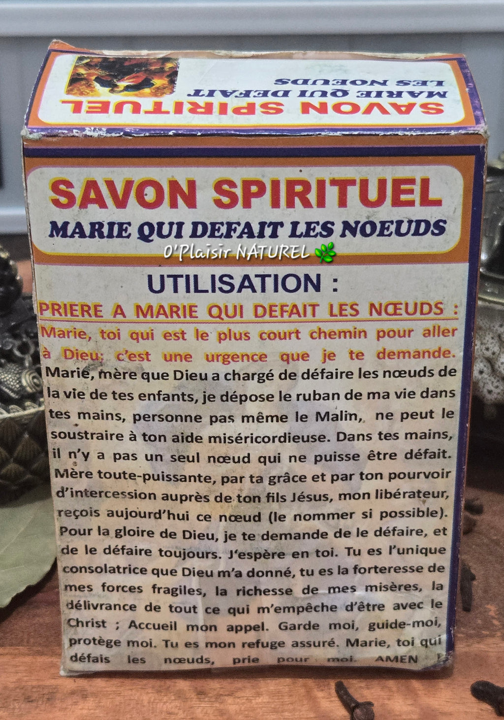 ✝️ Savon Spirituel Sang de Jésus + Parfum Rituel
Protection • Purification • Délivrance