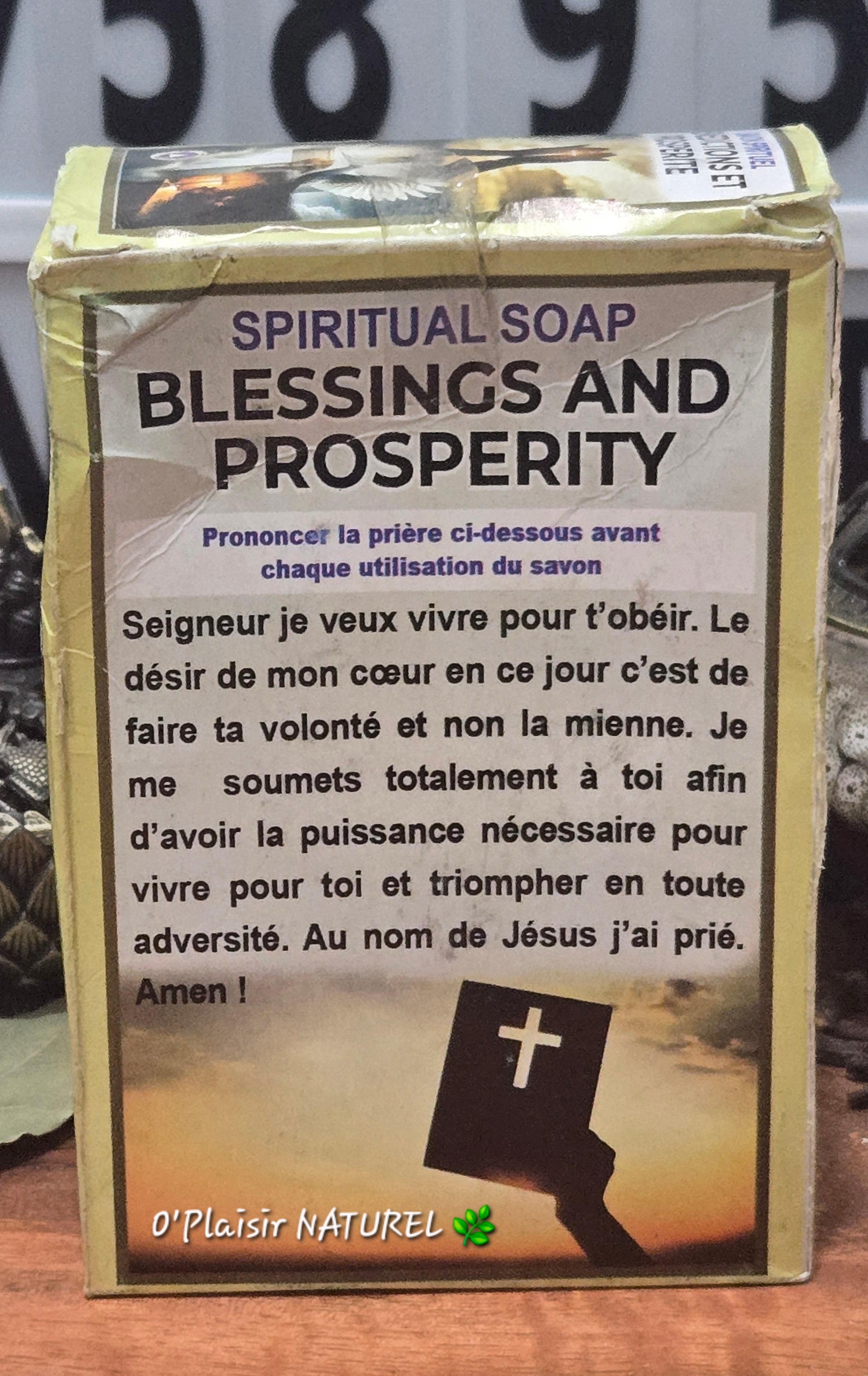 ✨ Savon Spirituel Bénédictions et Prospérité + Parfum Rituel
Bénédiction • Protection • Abondance