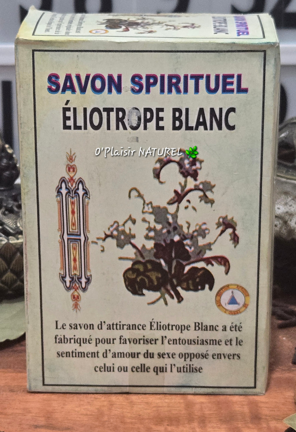🌸 Savon Spirituel Héliotrope Blanc + Parfum Rituel
Attirance • Amour • Charisme