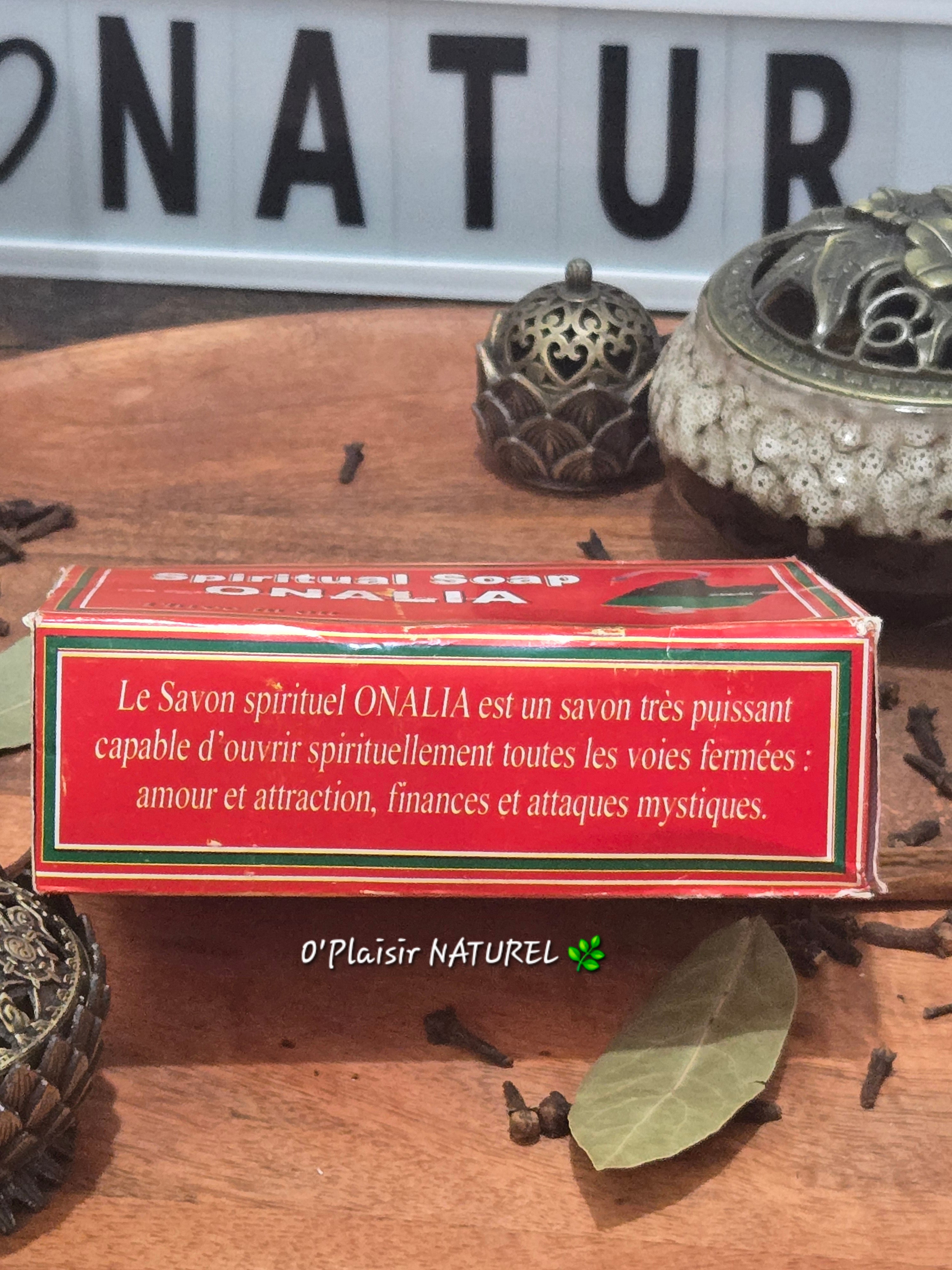 🔓 Savon Spirituel ONALIA (3 en 1) + Parfum Rituel
Ouverture • Attirance • Protection