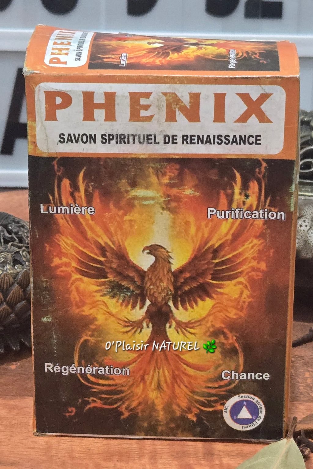 🔥 Savon Spirituel PHENIX + Parfum Rituel
Renaissance • Purification • Chance