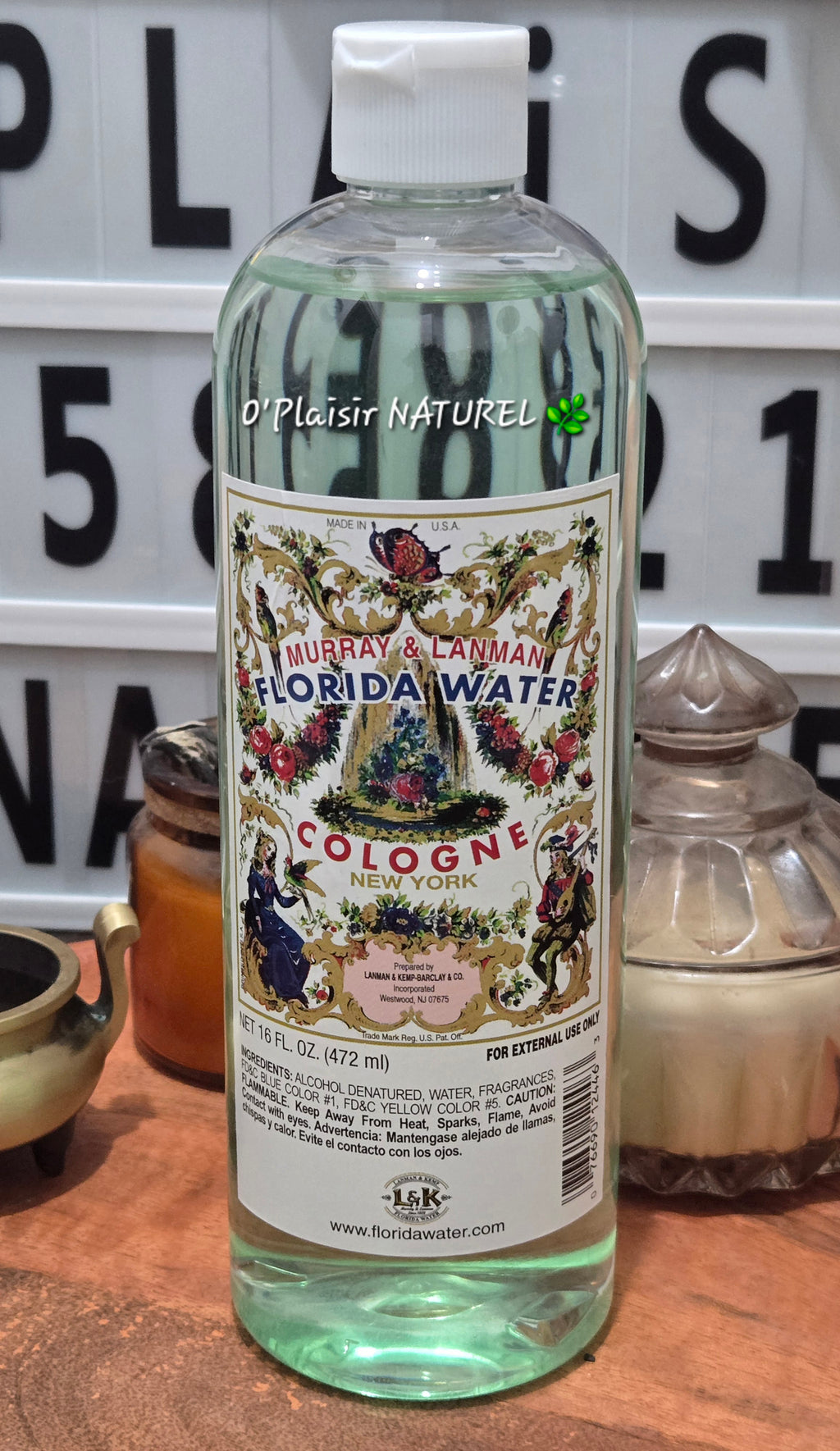 🌿 Florida Water – Eau de Cologne Murray & Lanman (472 ml)
