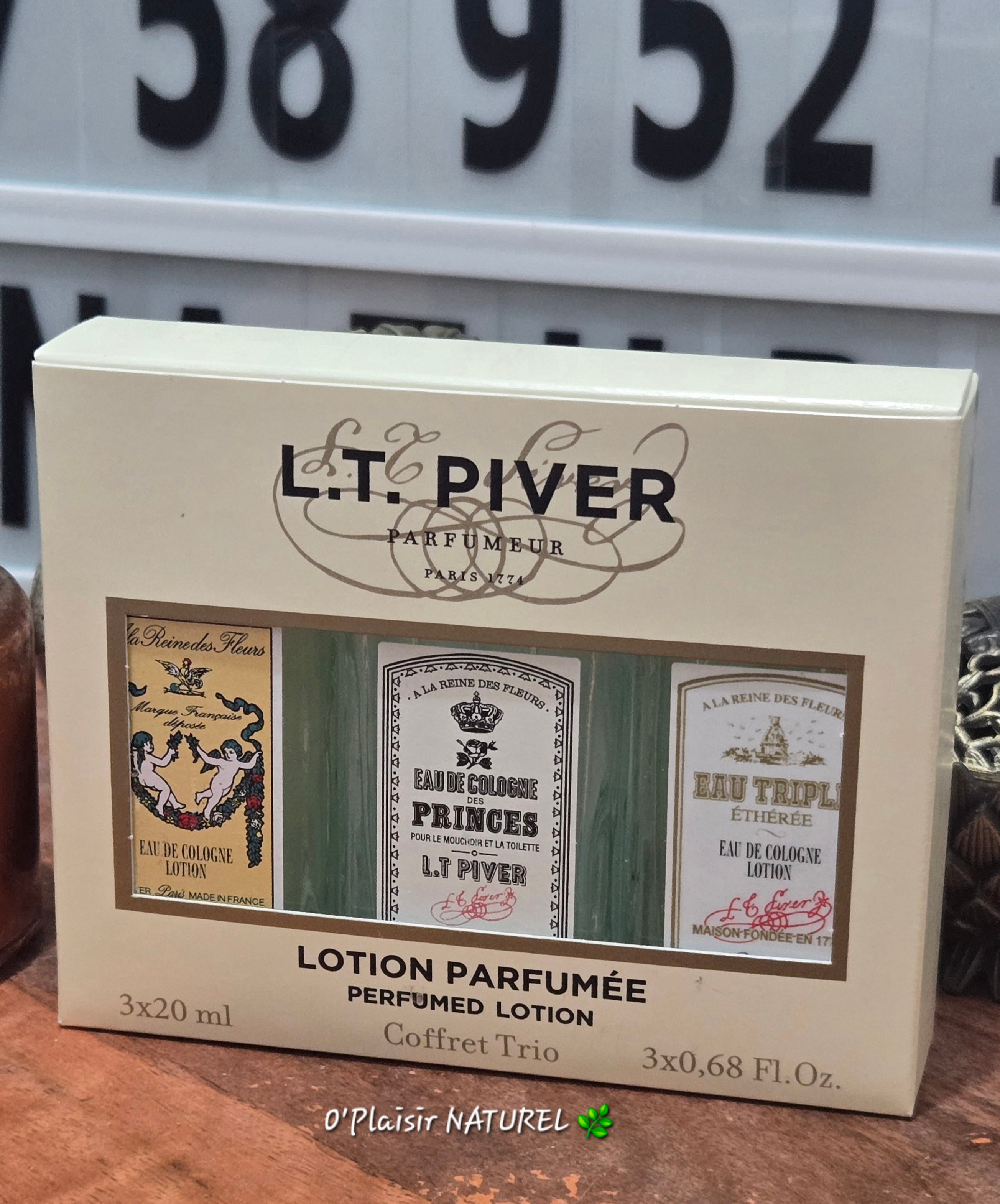 🌸 Coffret L.T. Piver – Lotion Parfumée Trio (3x20 ml)Élégance • Fraîcheur • Raffinement
