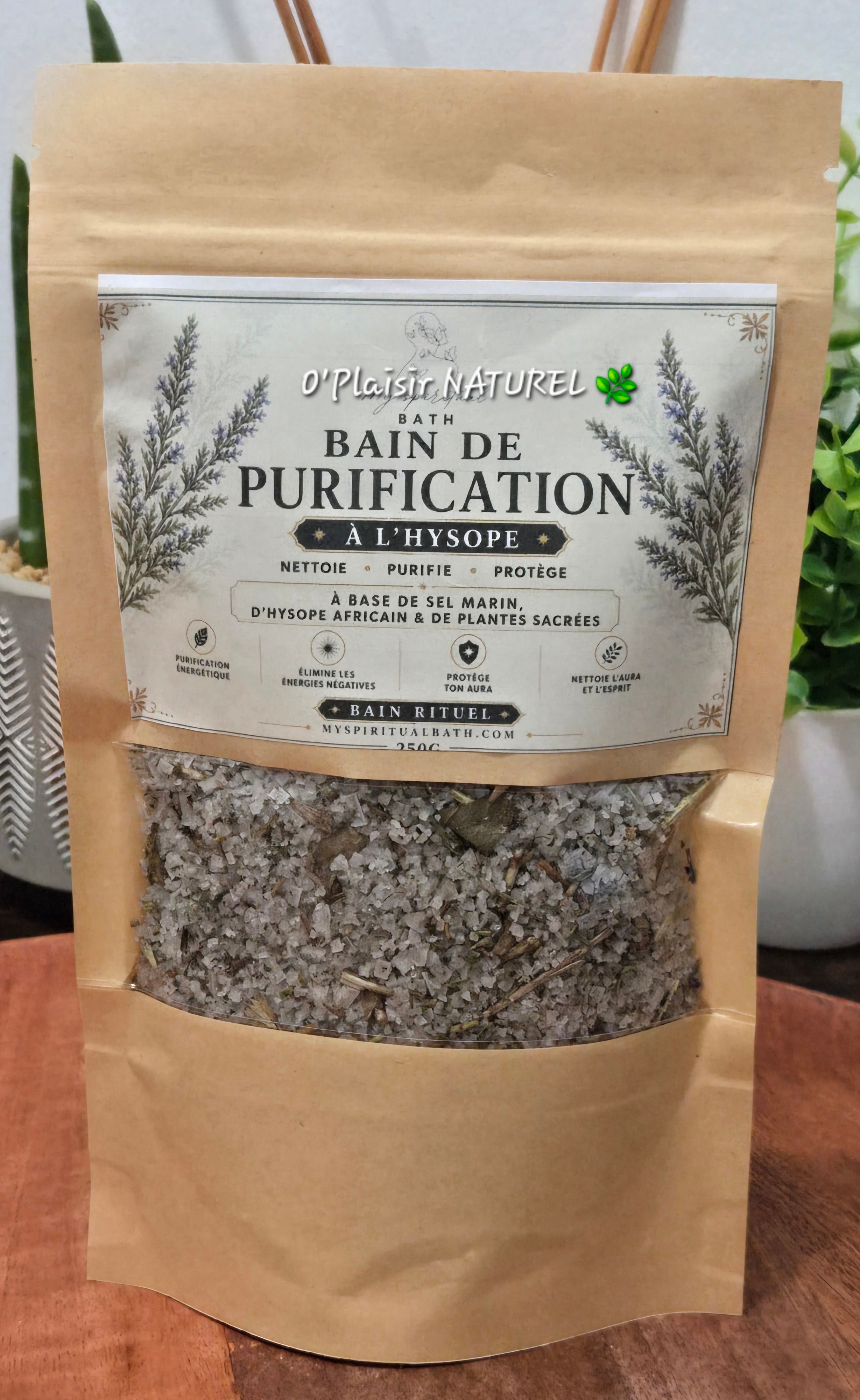 🌿 Bain de Purification à l’Hysope 🌿