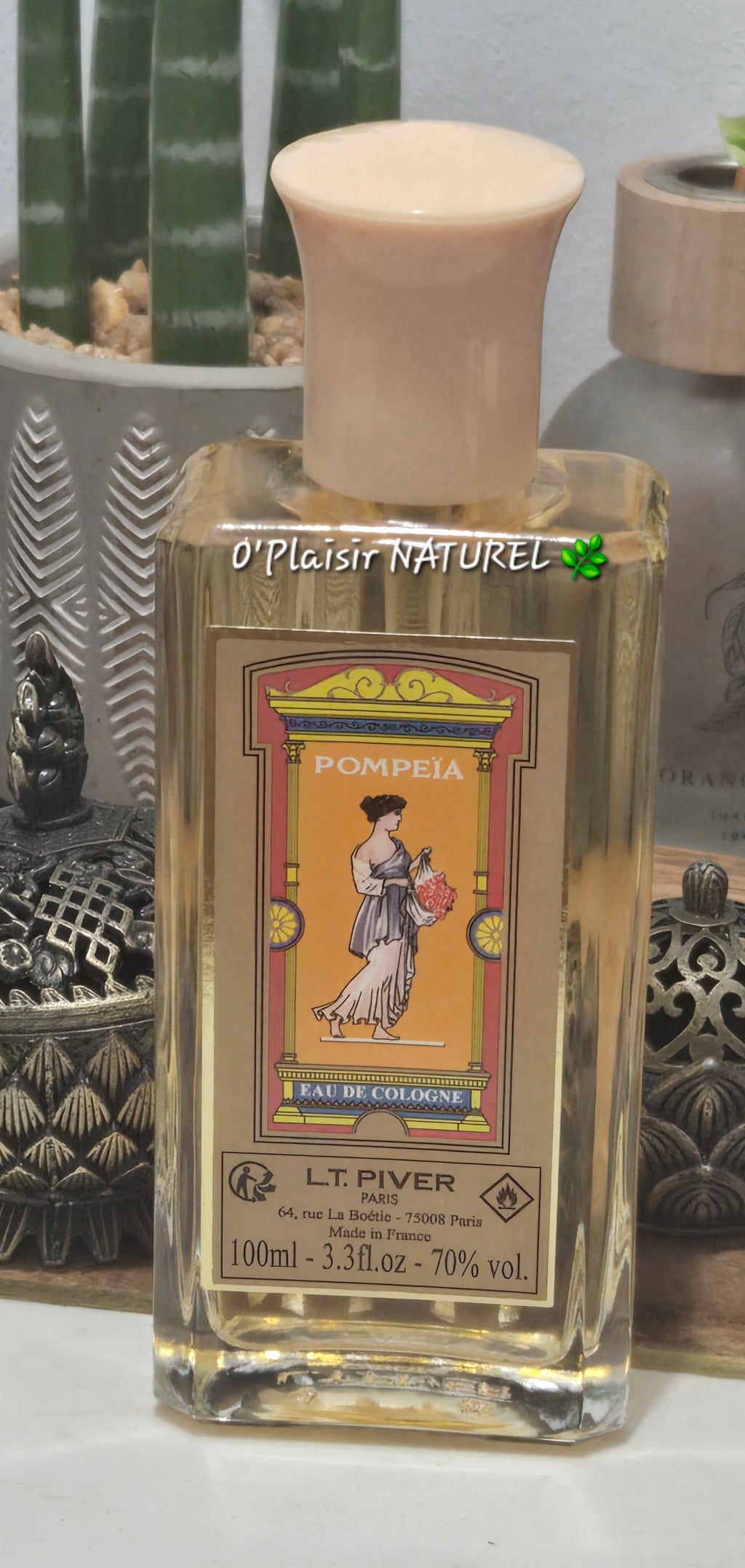 Eau de Cologne Pompeïa Vaporisateur LT Piver Paris 100 ml