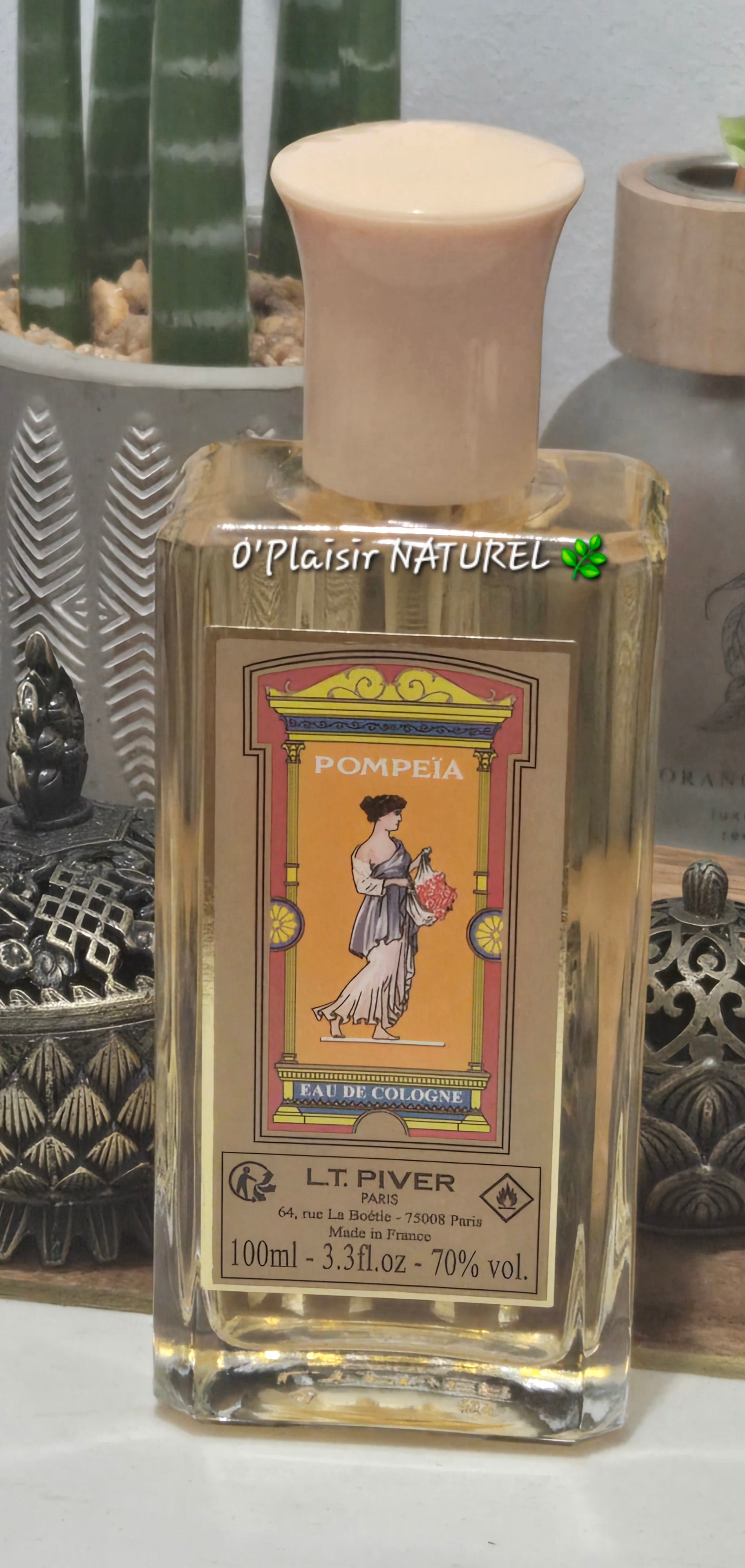 Eau de Cologne Pompeïa Vaporisateur LT Piver Paris 100 ml