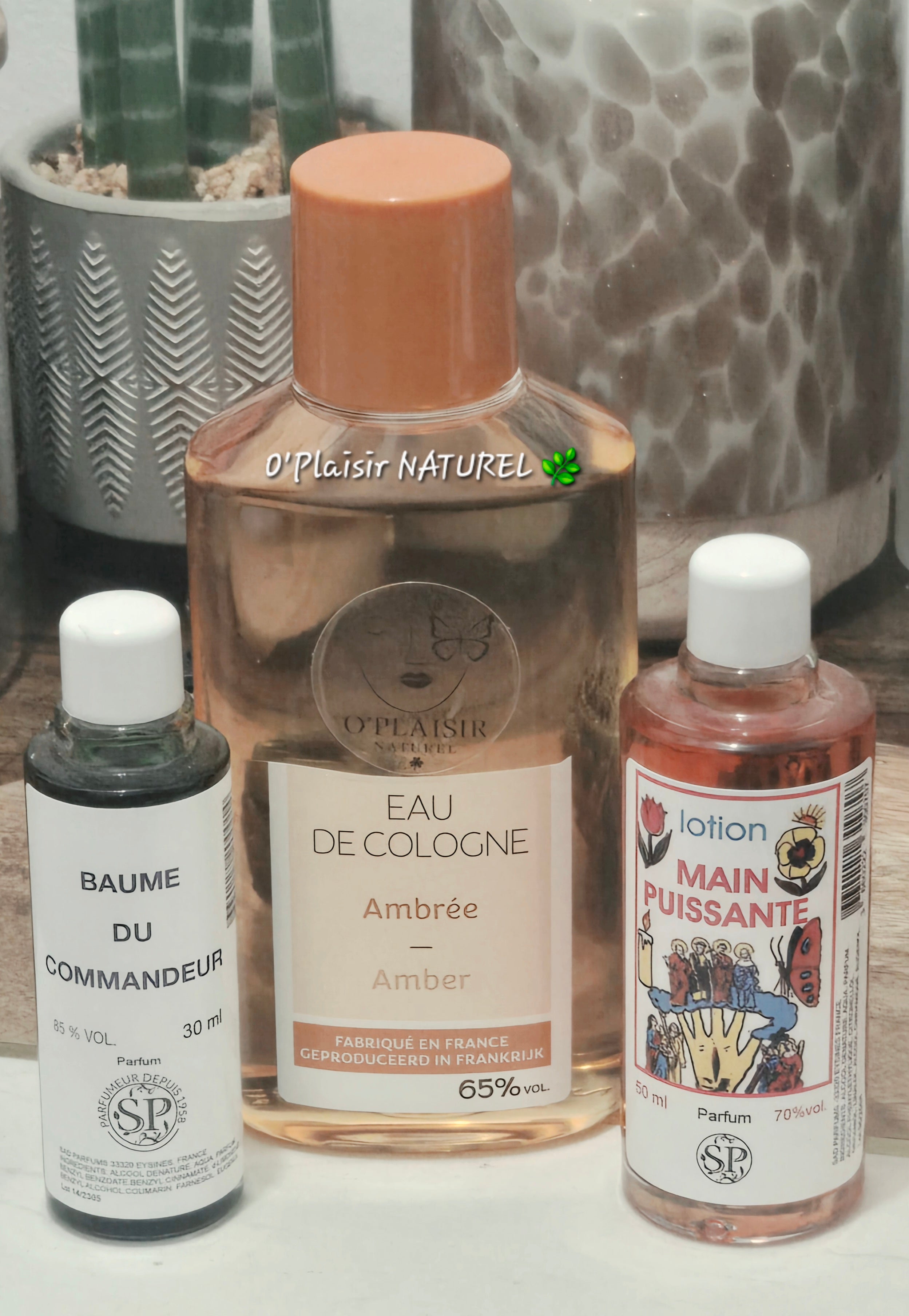 Kit Eau de Cologne Ambrée + Baume du Commandeur + Lotion Main Puissante | Coffret Bien-être