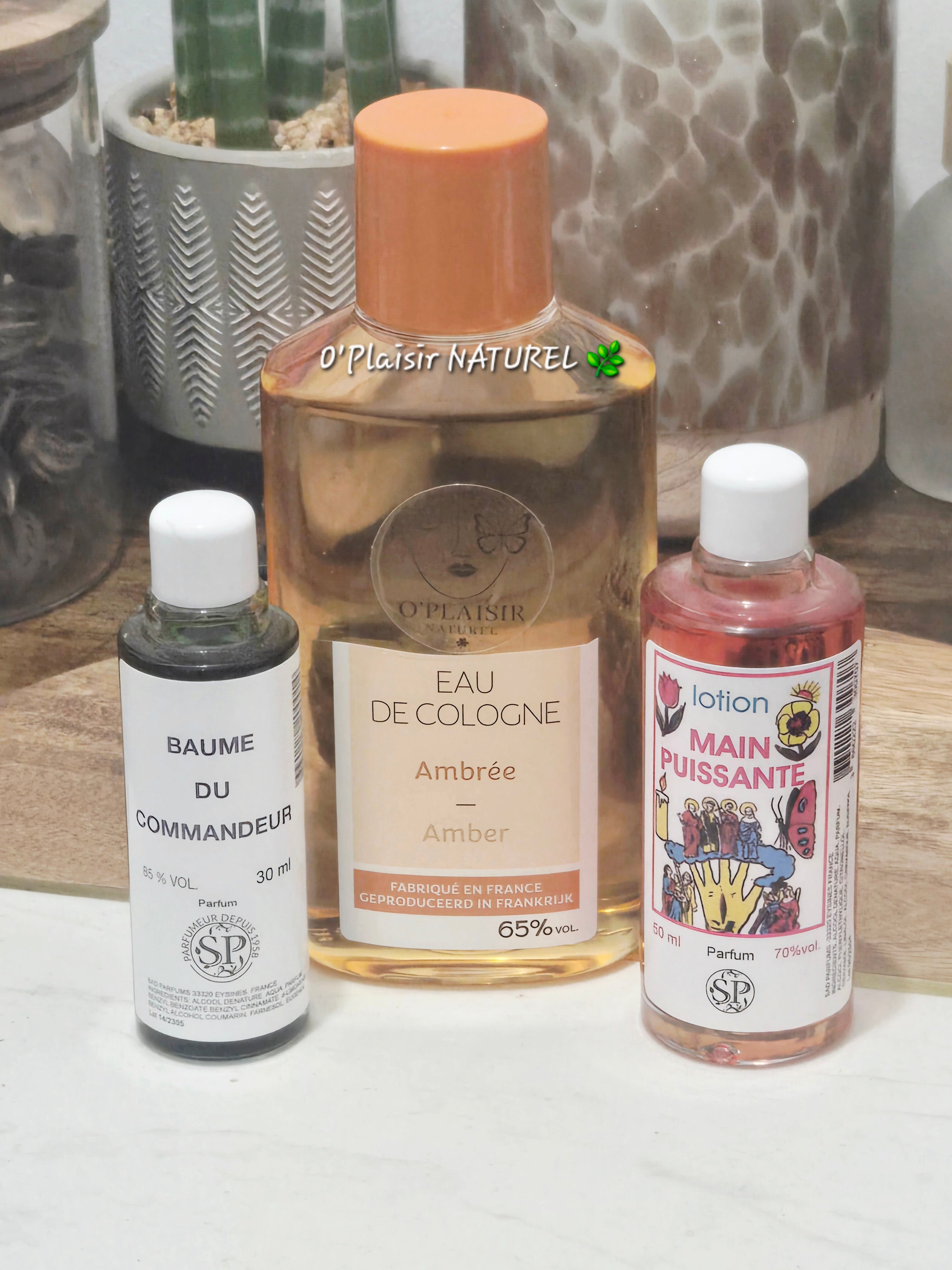 Kit Eau de Cologne Ambrée + Baume du Commandeur + Lotion Main Puissante | Coffret Bien-être