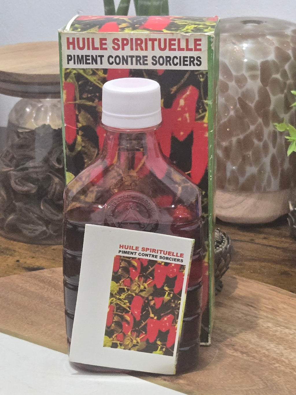 Huile Spirituelle Piment Contre Sorciers