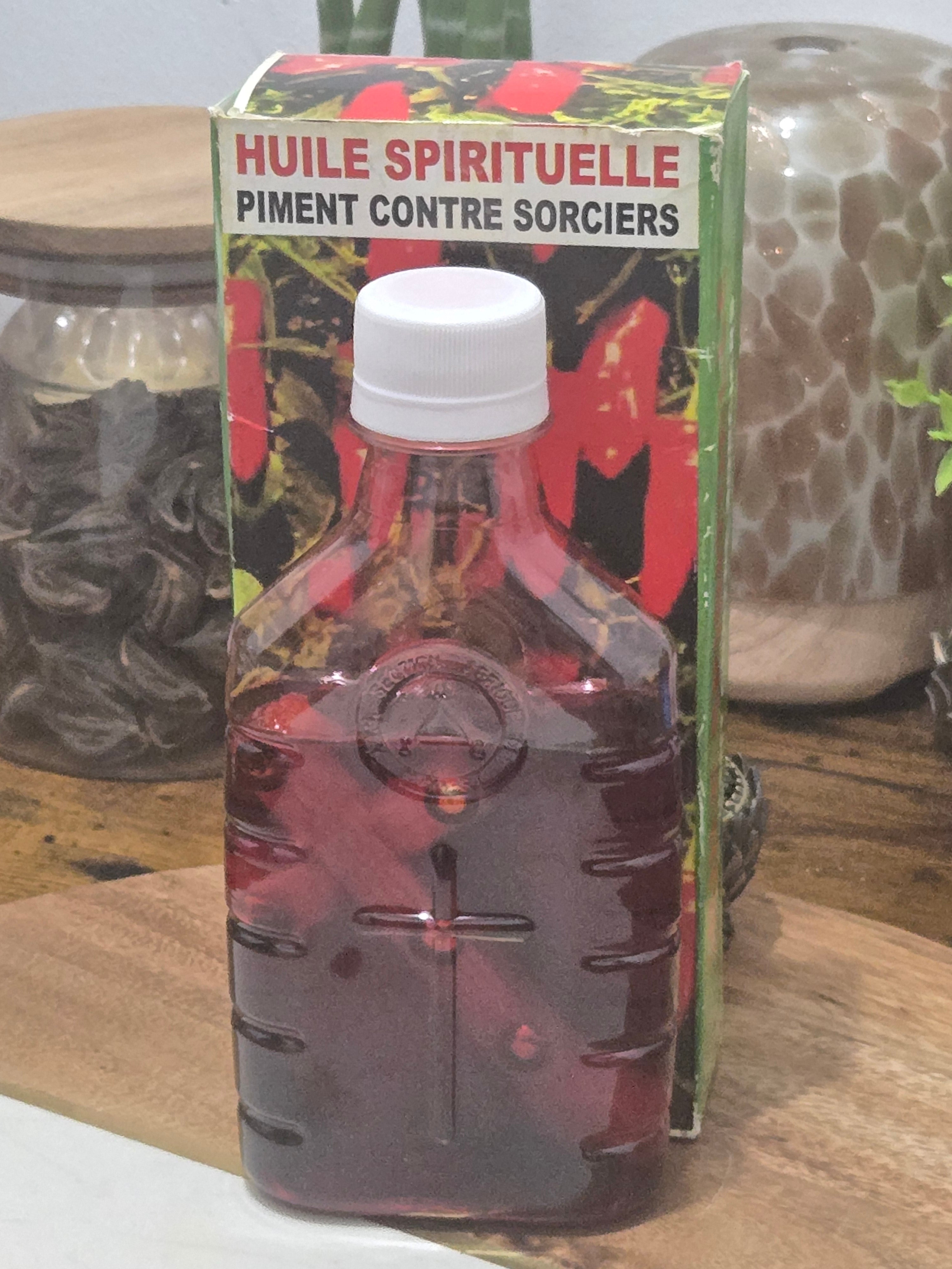 Huile Spirituelle Piment Contre Sorciers