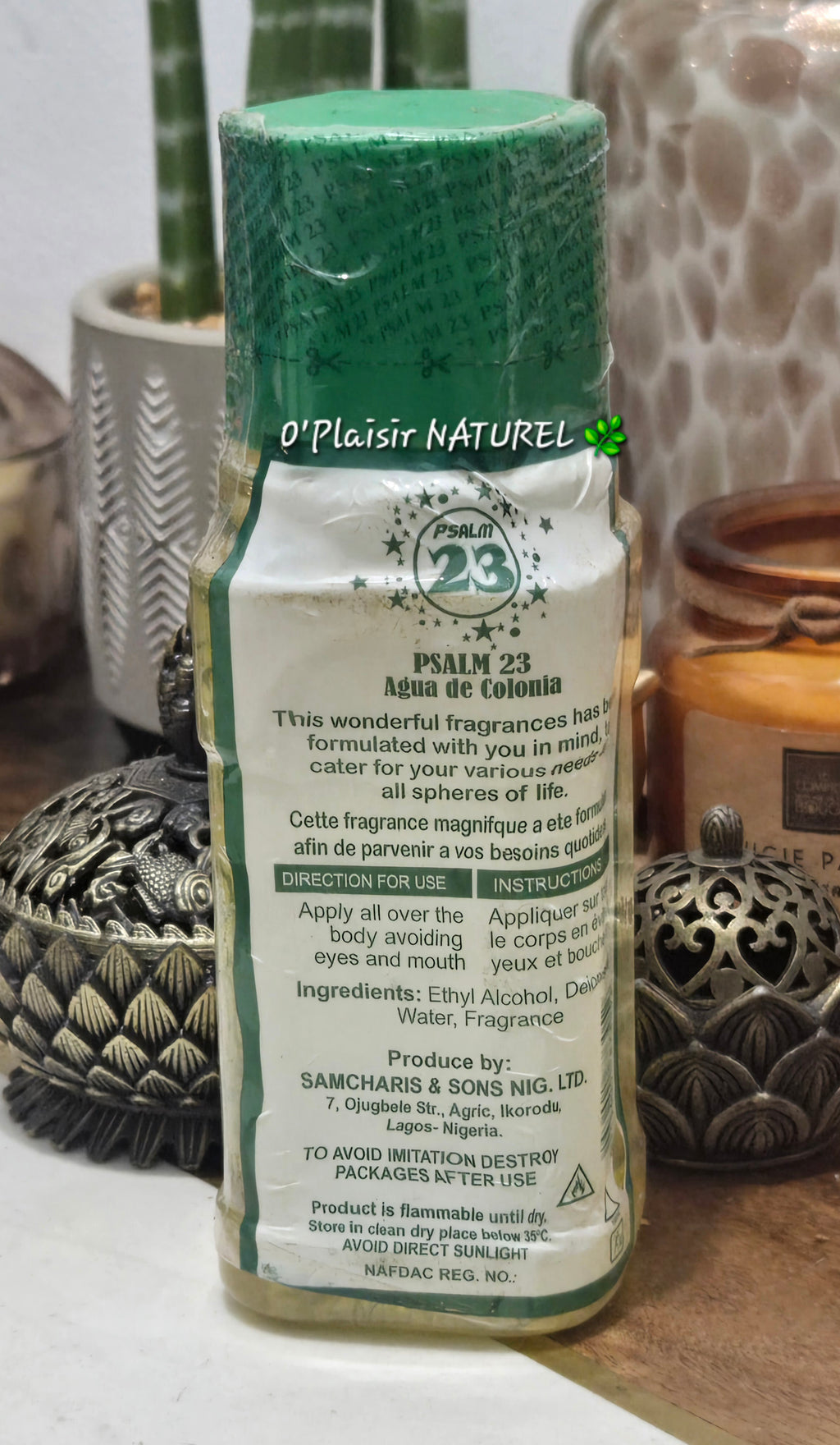Psalm 23 – Eau de Cologne parfumée 150 ml