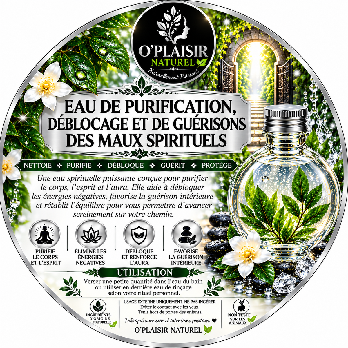 🌿 EAU DE PURIFICATION, DÉBLOCAGE & GUÉRISON DES MAUX SPIRITUELS 🌿