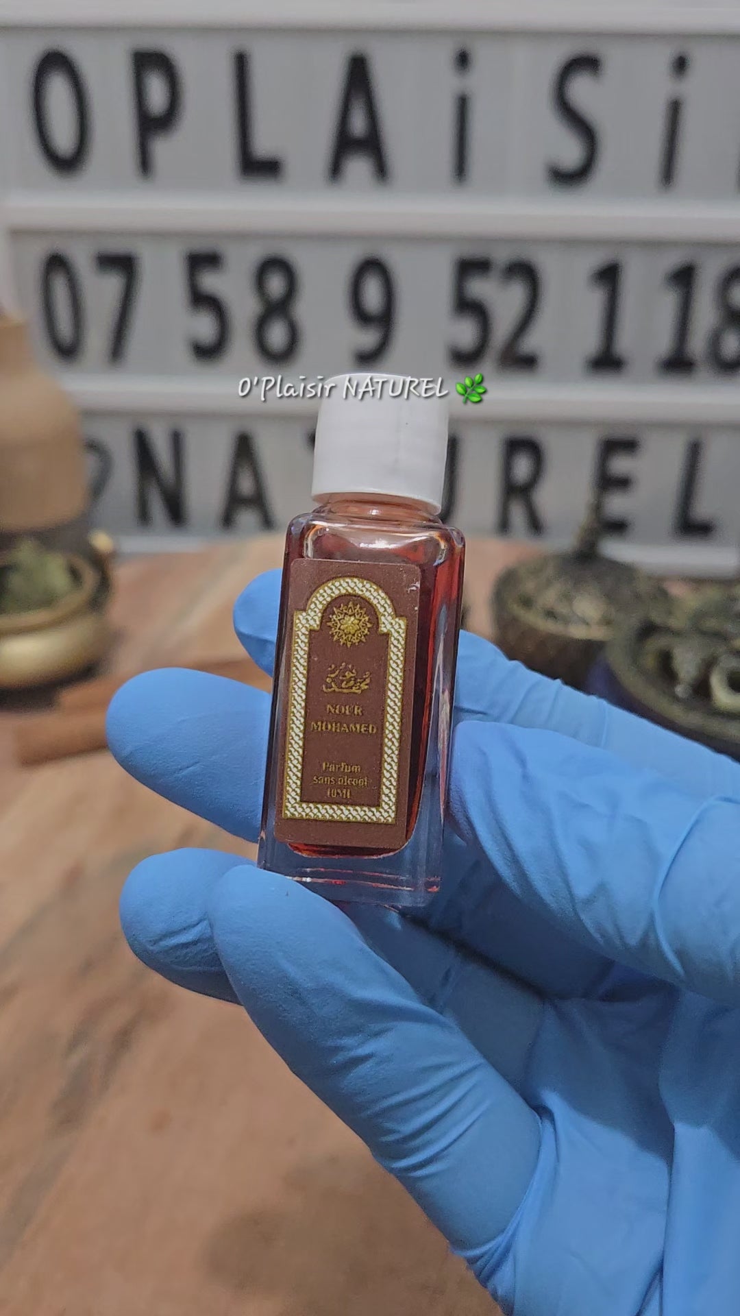 ✨ Parfum Nour Mohamed – Lumière, Protection et Élévation Spirituelle