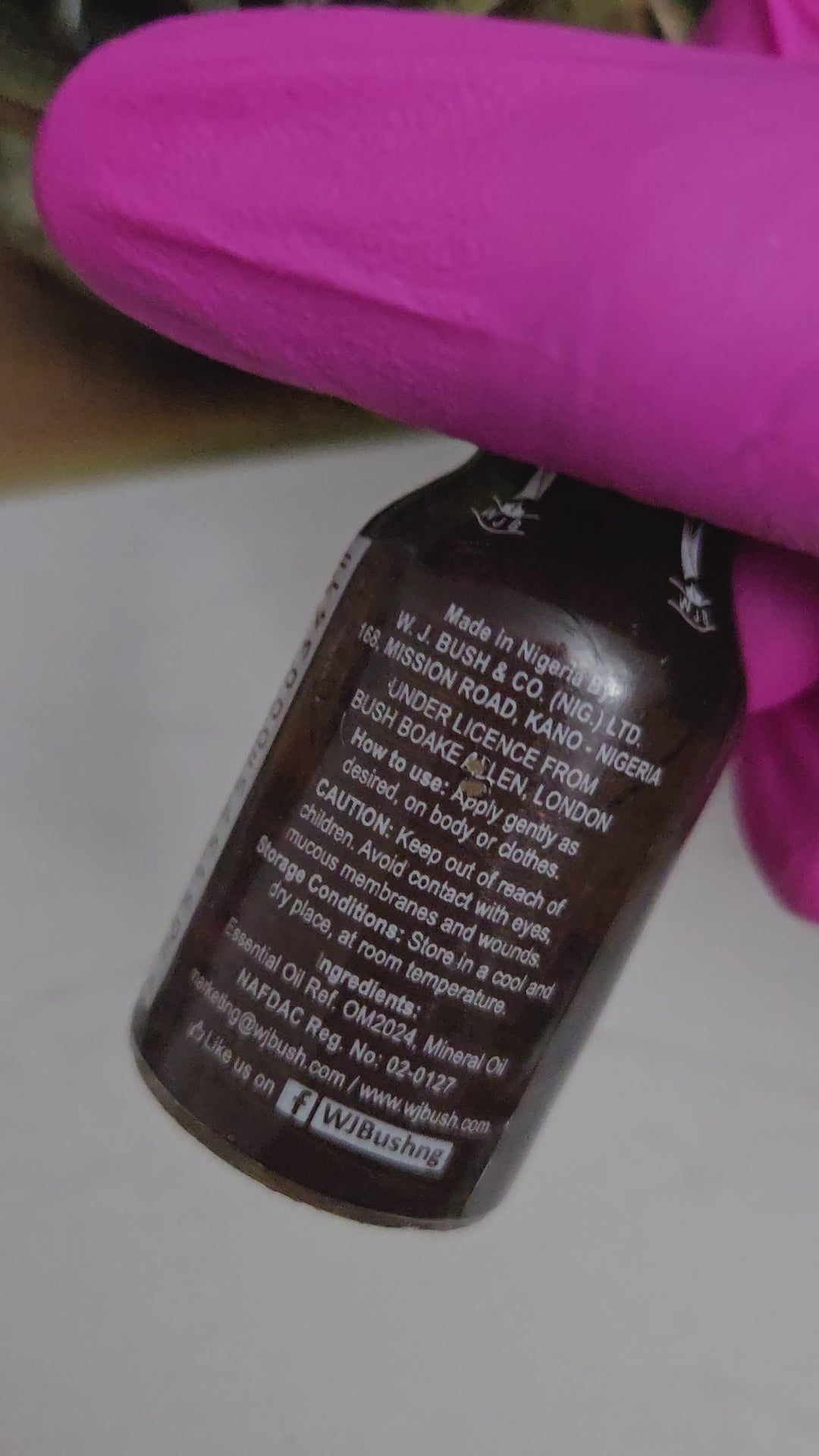 Parfum SASORABIA – Protection, domination et autorité spirituelle (18 ml)