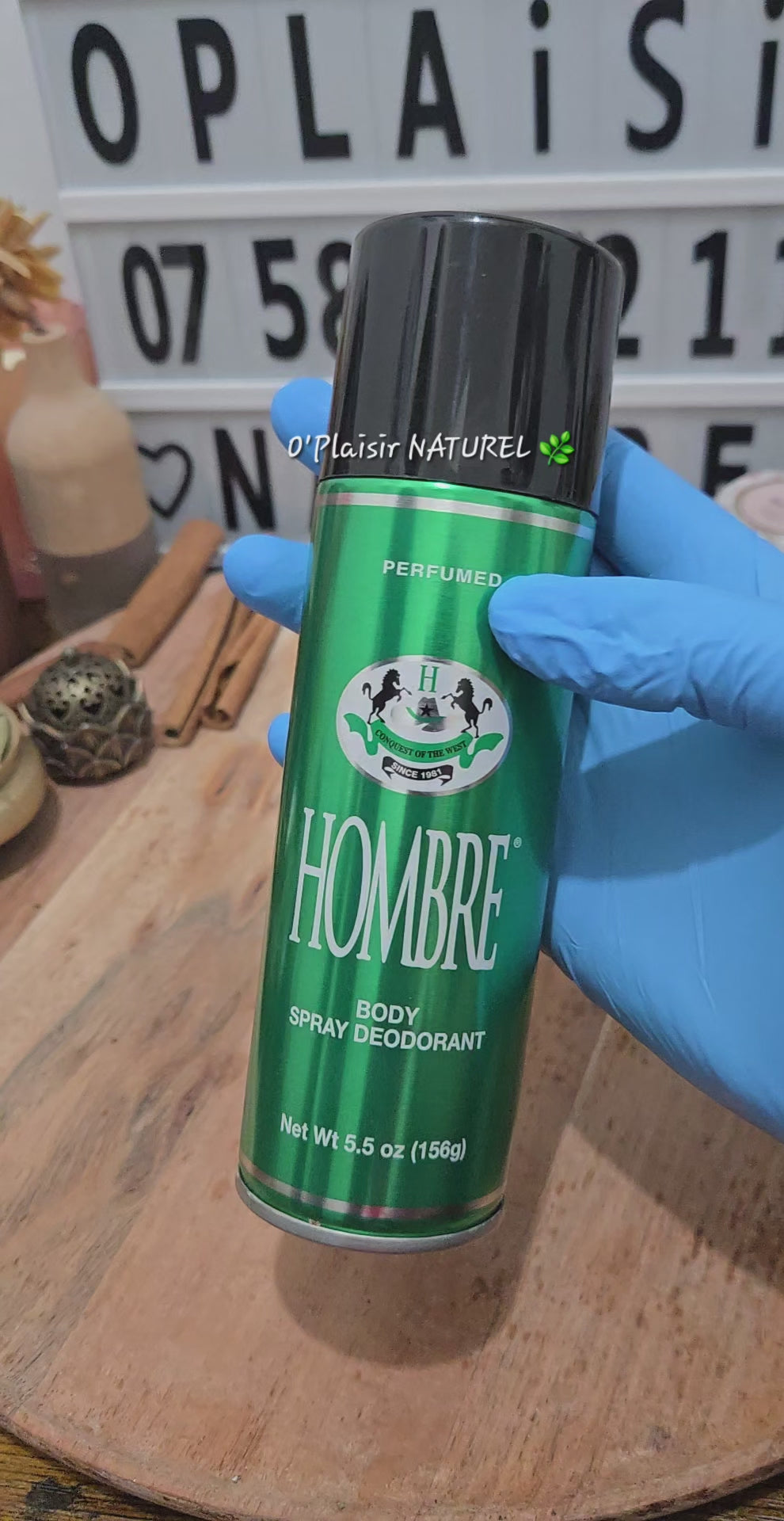 💚 HOMBRE – Perfumed Body Spray