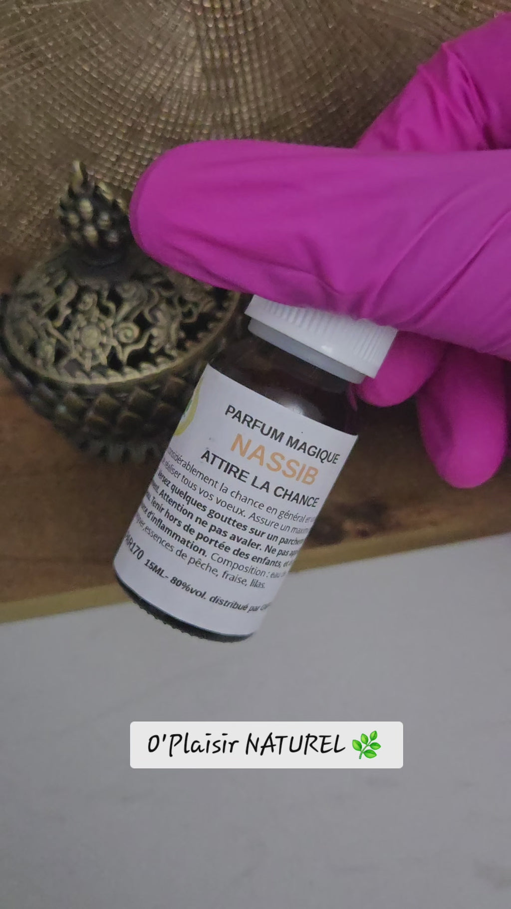 Parfum Magique NASSIB – Chance, Réussite et Énergies Positives