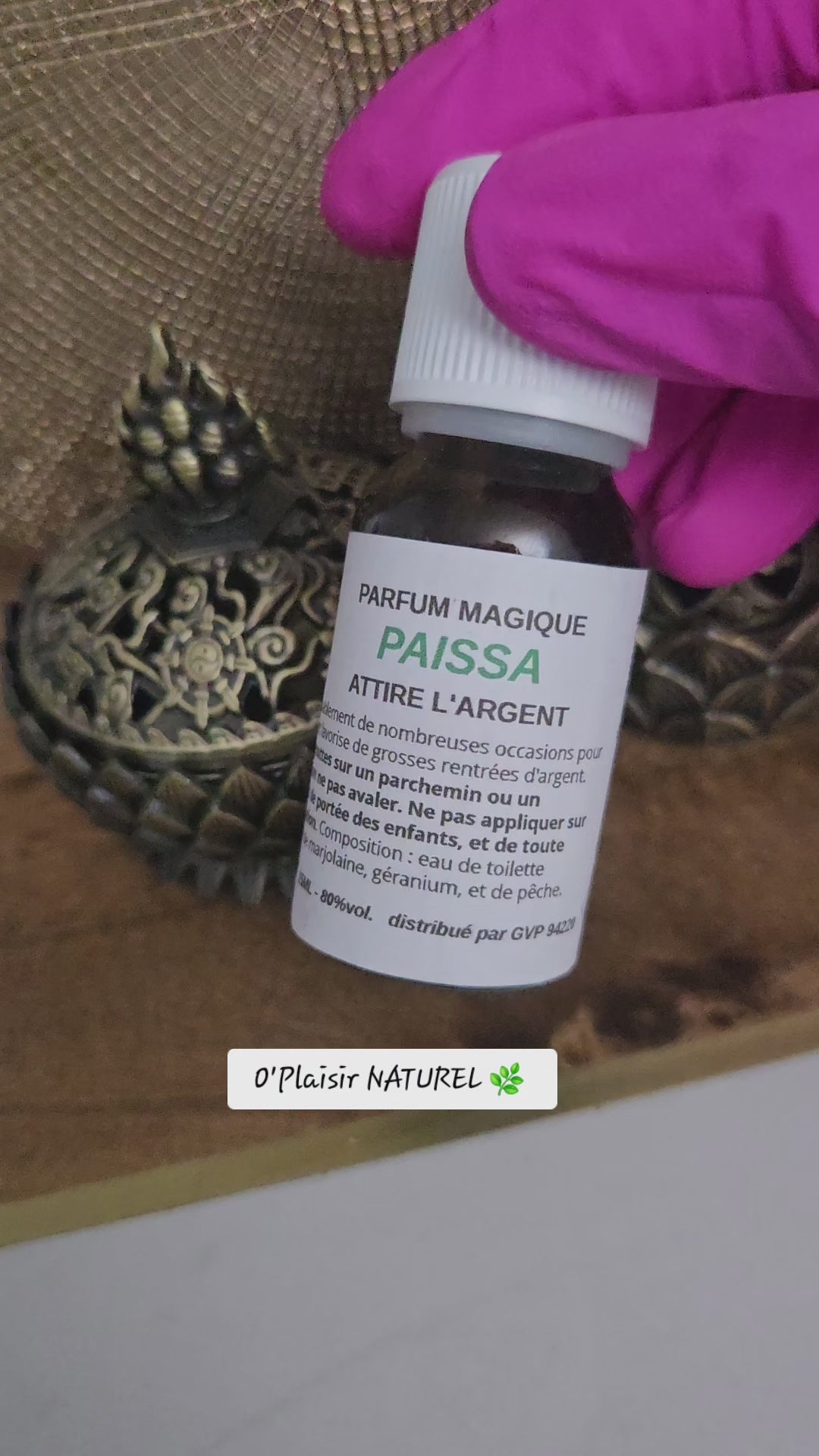 Parfum Magique PAISSA – Attire l’Argent et l’Abondance