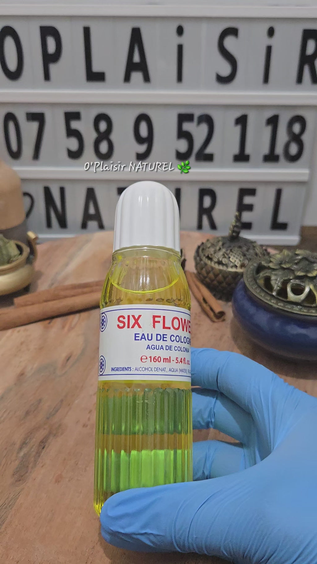 ✨ Eau de Cologne Six Flowers – Chance, Attirance et Harmonie