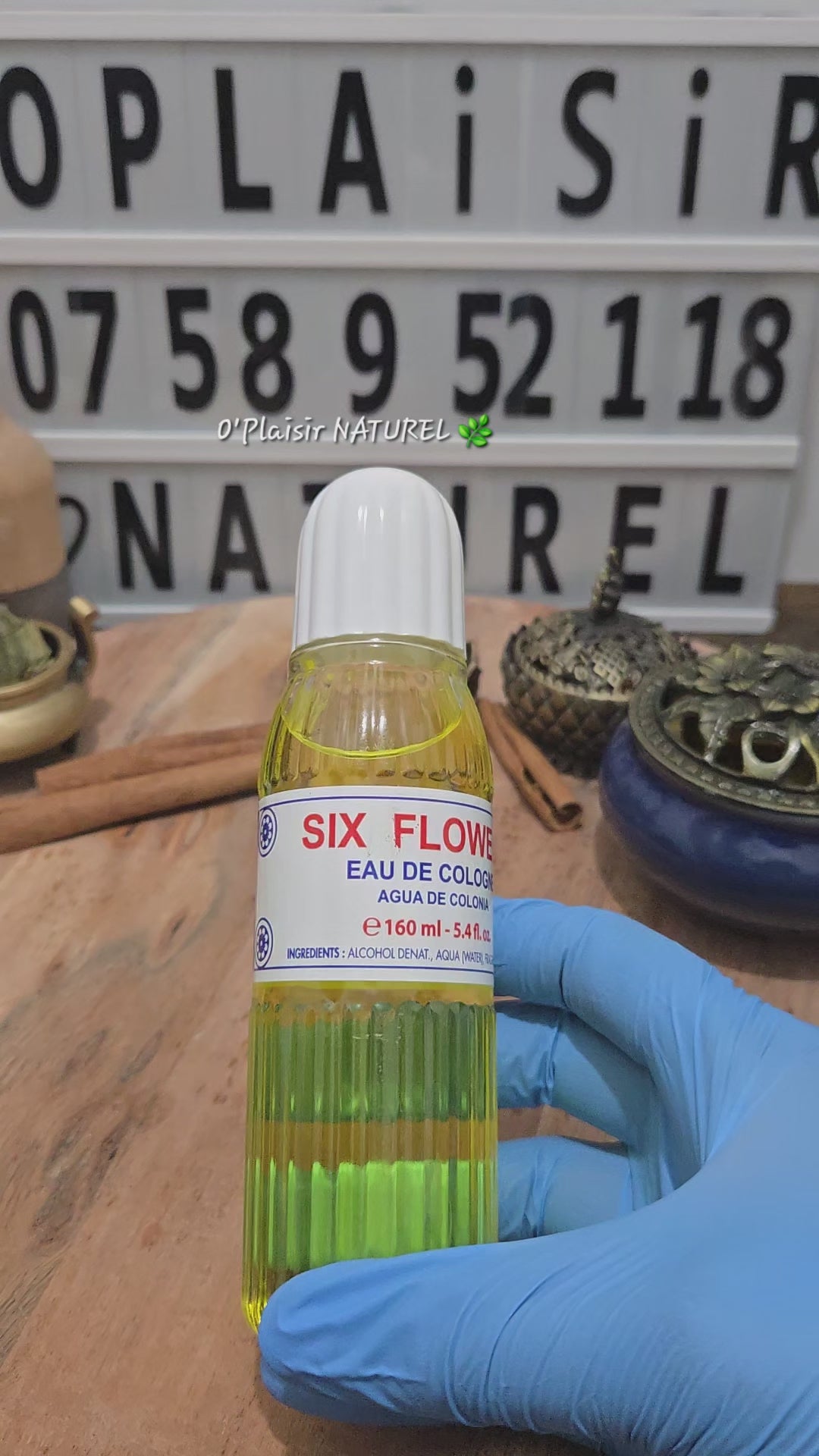 ✨ Eau de Cologne Six Flowers – Chance, Attirance et Harmonie