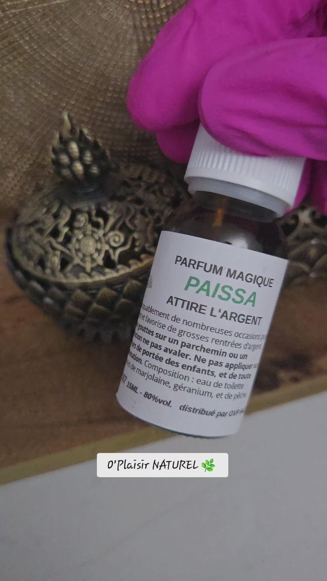 Parfum Magique PAISSA – Attire l’Argent et l’Abondance