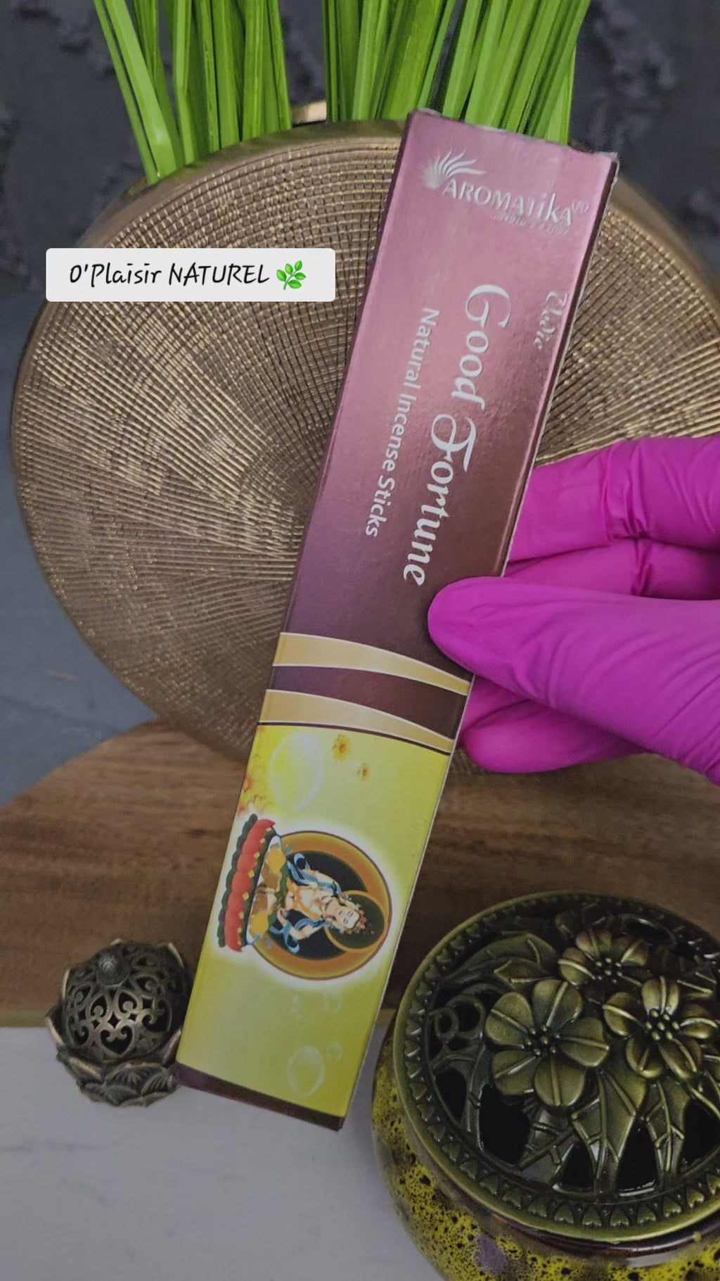 Encens Védique Good Fortune – Chance & Réussite