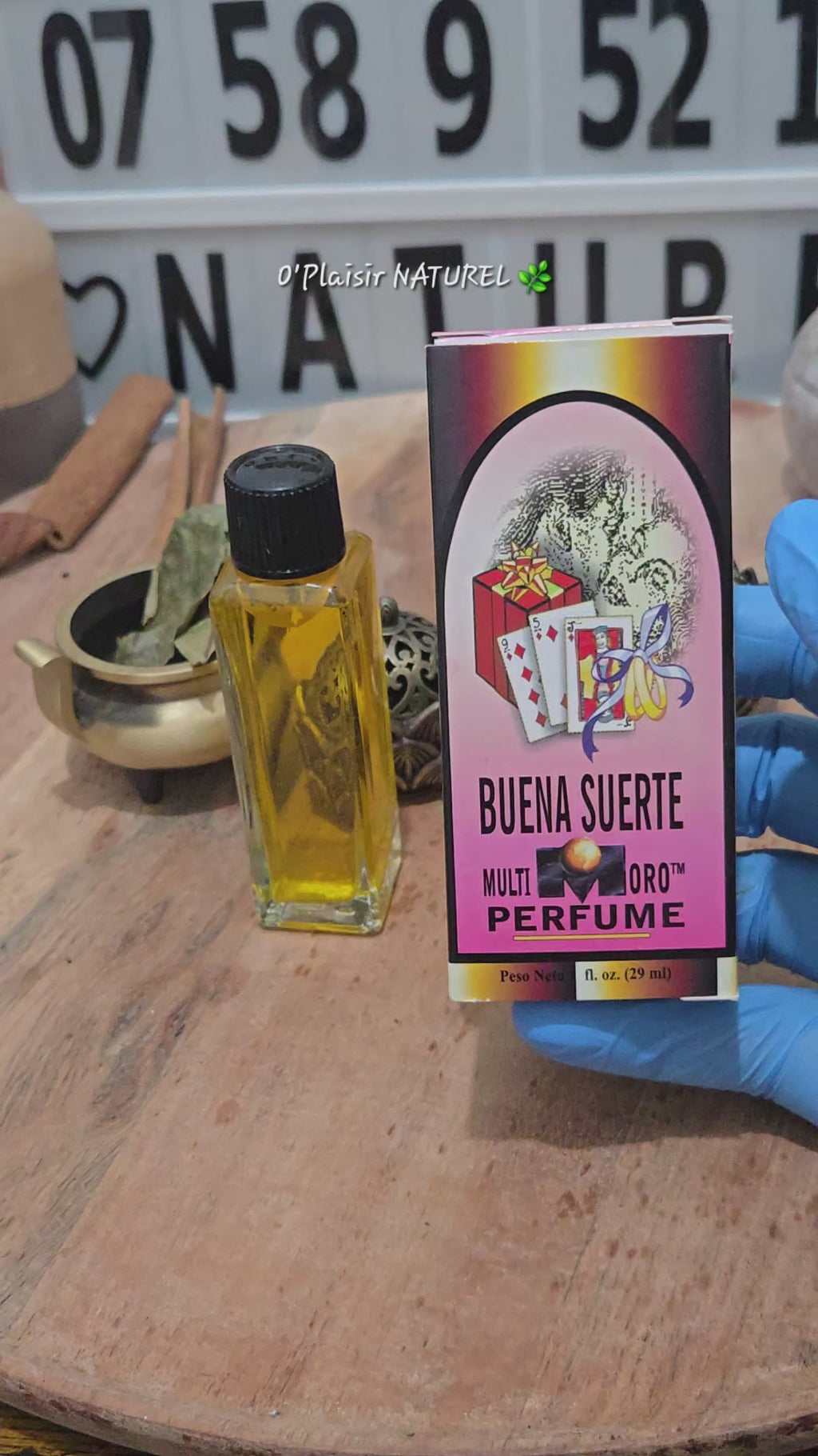 🍀✨ Parfum Spirituel Buena Suerte – Multi Oro