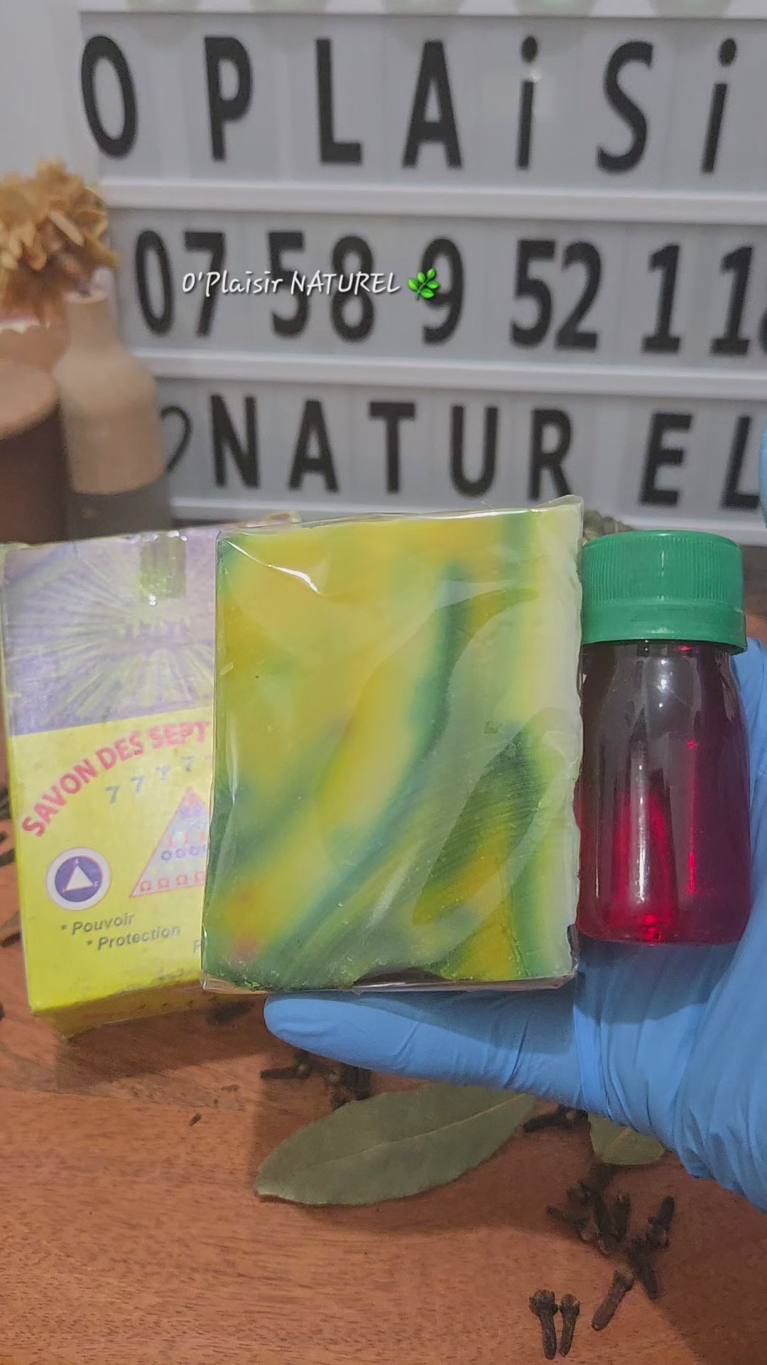 ✨ Savon des Sept Pouvoirs
Protection • Chance • Puissance