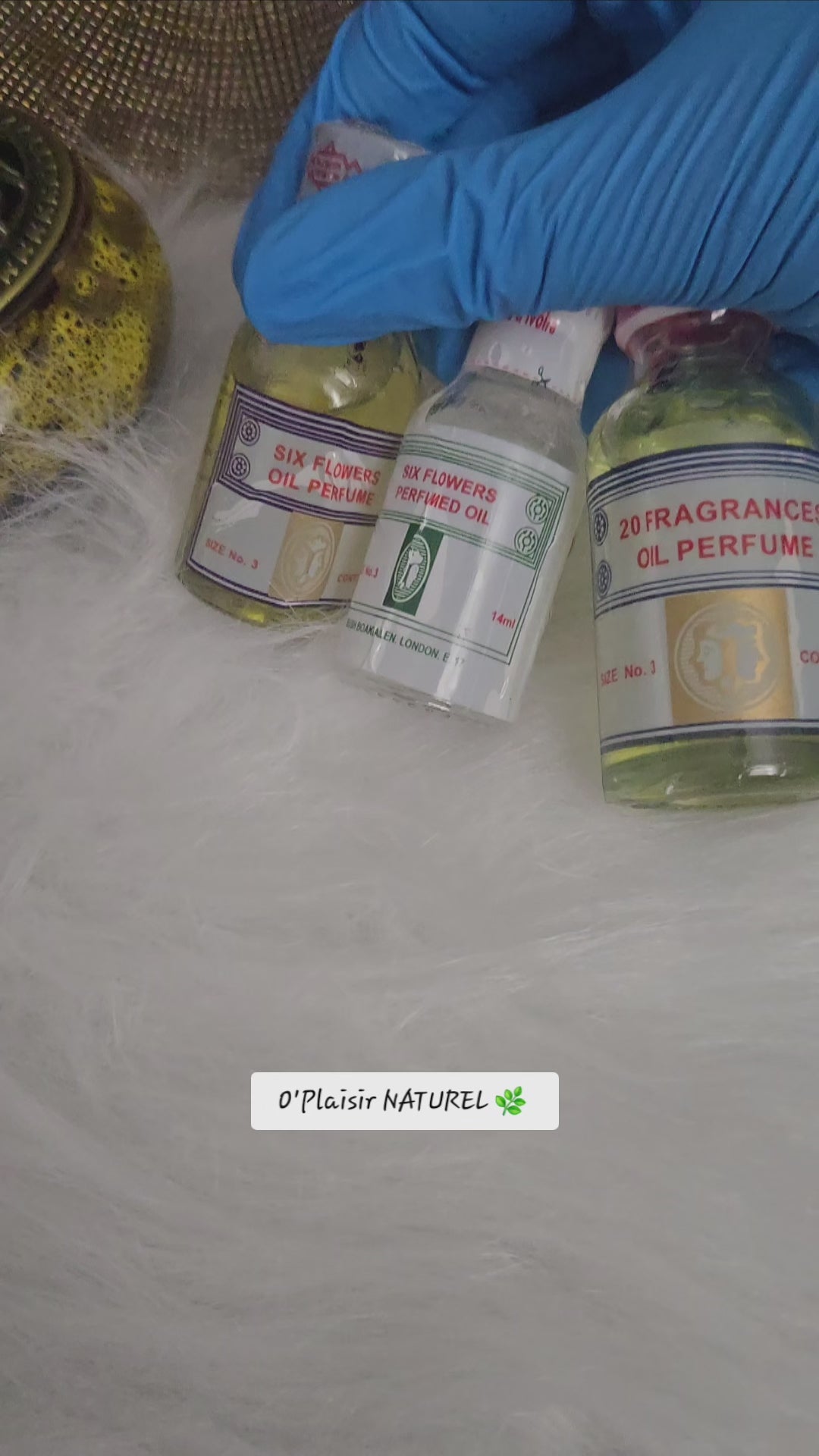 Huile Spirituelle Six Flowers – Protection, Chance & Bénédictions (3 Variantes)