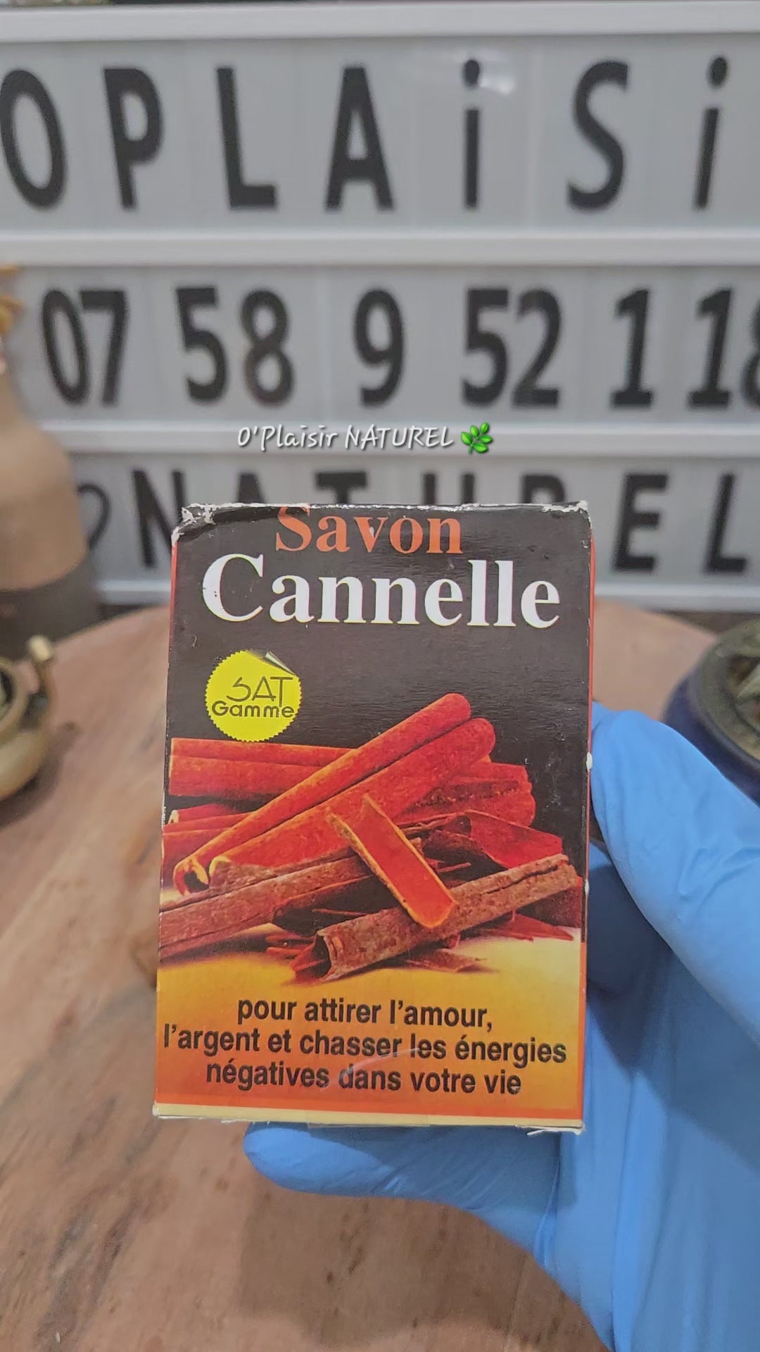 🧡✨ Savon Cannelle – Attraction & Énergie Positive